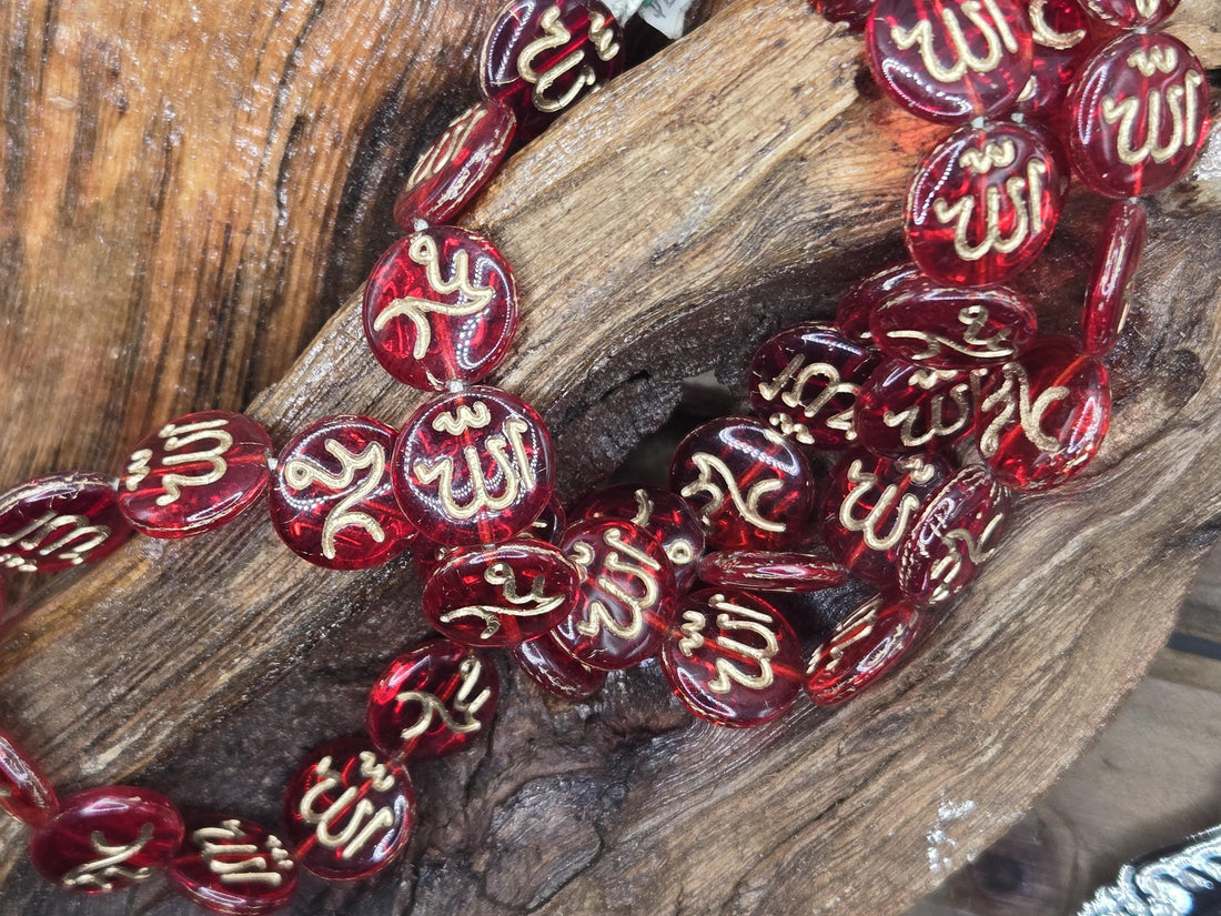 Vintage Czech Glass Coin Style (8mm, 24" Strand)