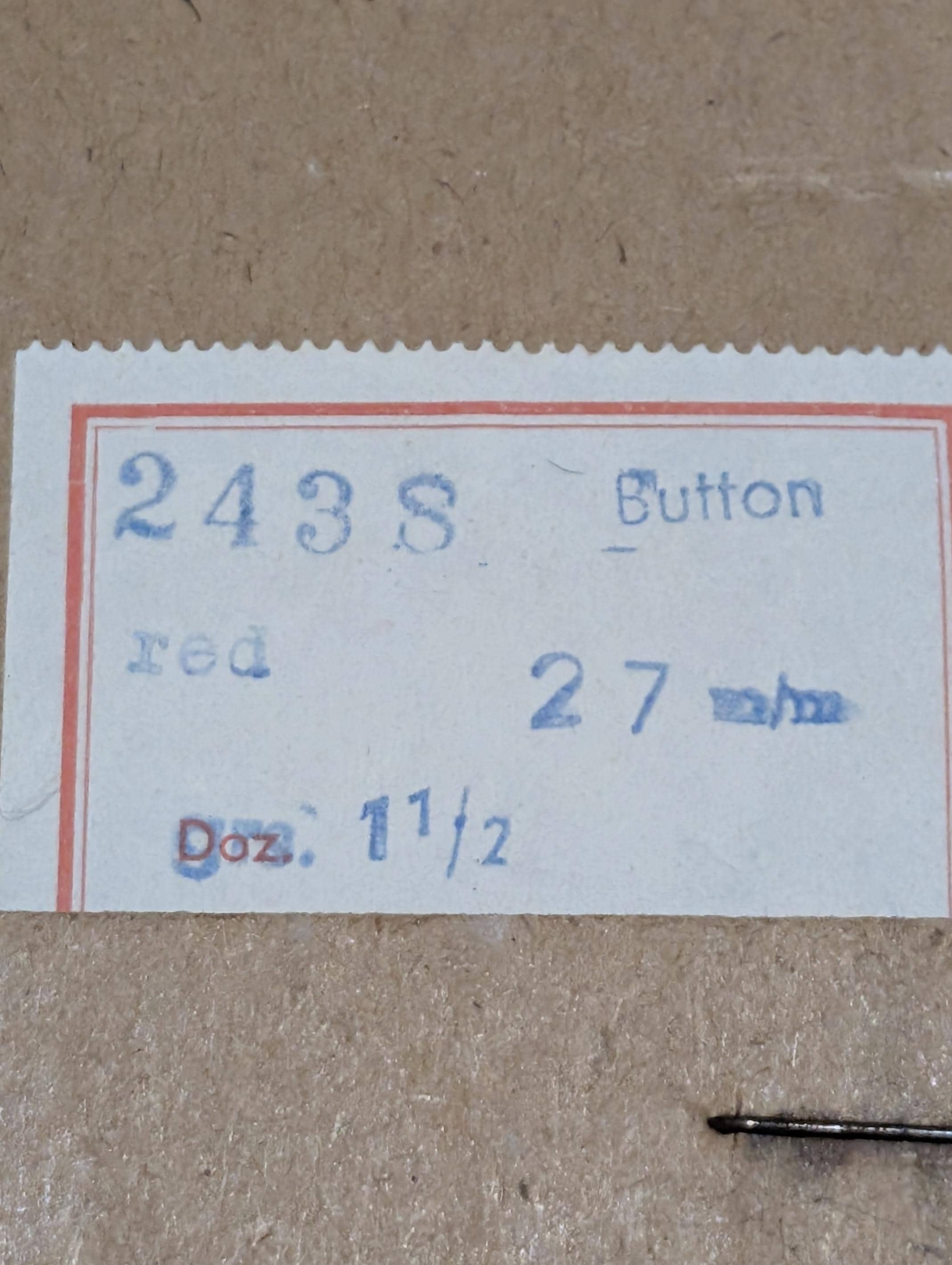 Vintage Red Glass Buttons, Cabochon Checker Faceted Concave Dish Back (27mm 1949 Germany)