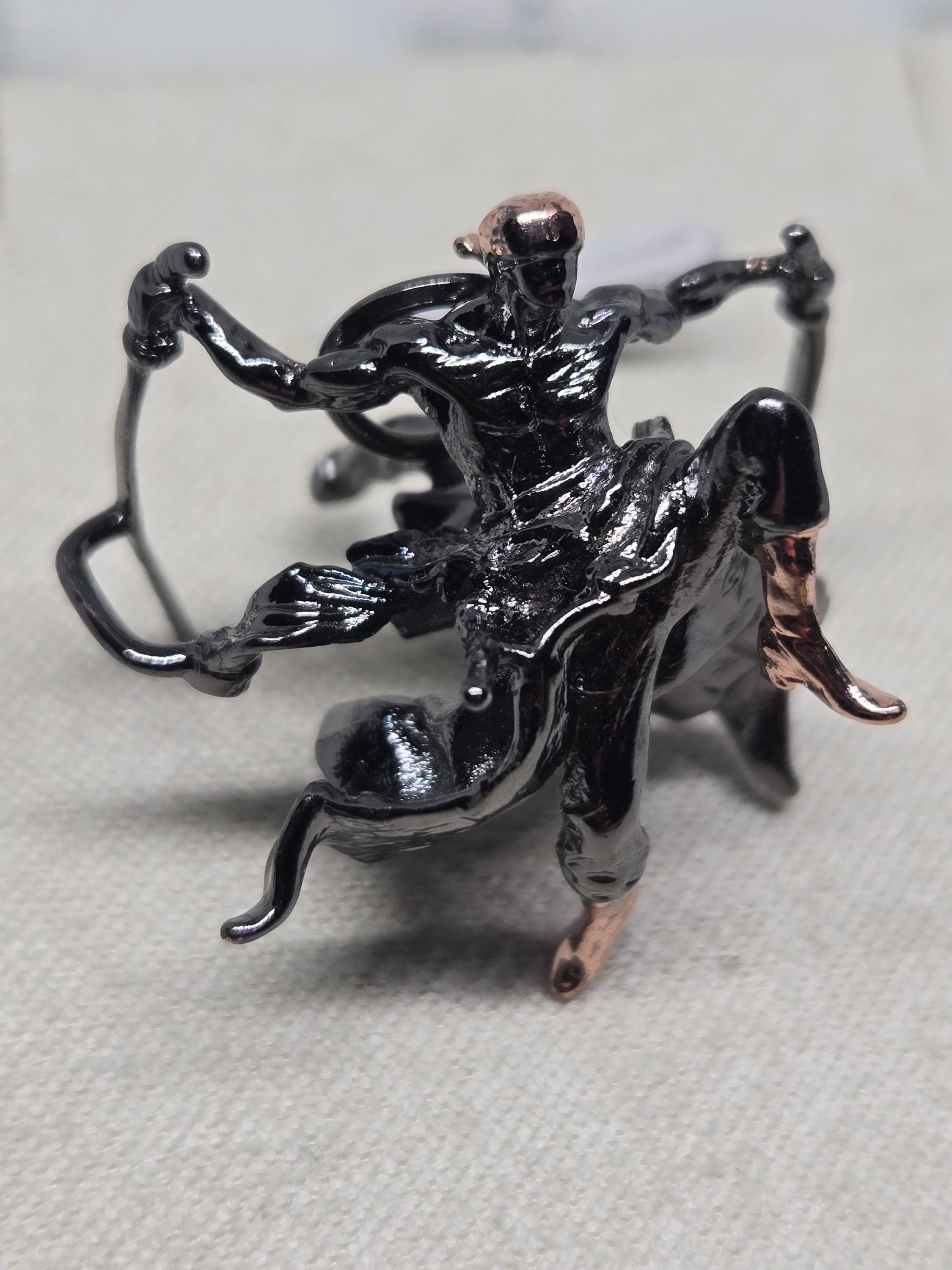 Anime Sci-Fi Pendant: Silver Tiny Fantasy Charm - Layering Jewelry | Beads for Jewelry Making | DIY Bracelet Earring Supply