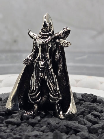 Anime Fantasy Pendant - Silver Plated Angel Charm | Beads for Jewelry Making | DIY Bracelet Earring Supply
