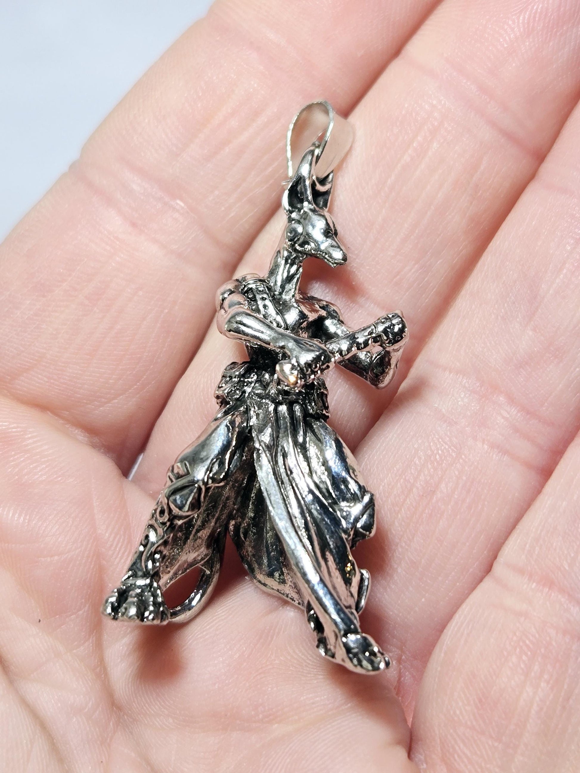 Anime Charm Pendant: Silver Plated Fantasy Design (No Chain Included) | Beads for Jewelry Making | DIY Bracelet Earring Supply
