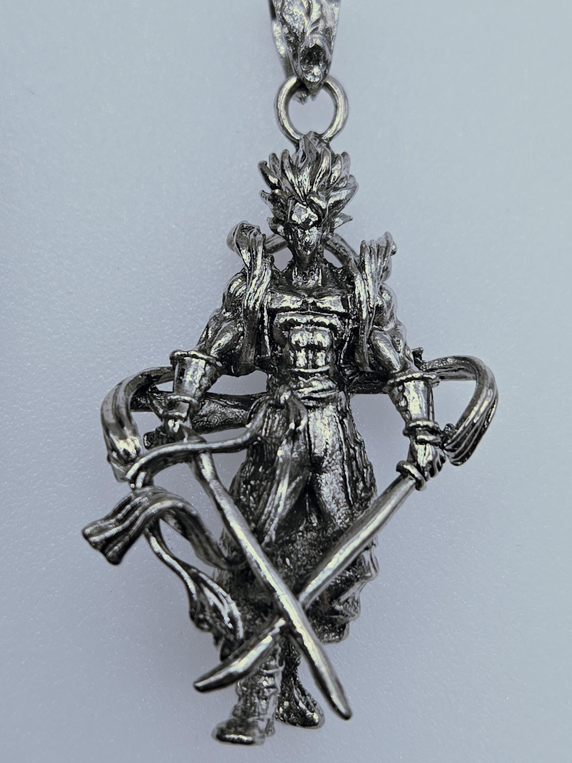 Anime Fantasy Pendant: Silver Plated Cosmic Charm | Beads for Jewelry Making | DIY Bracelet Earring Supply