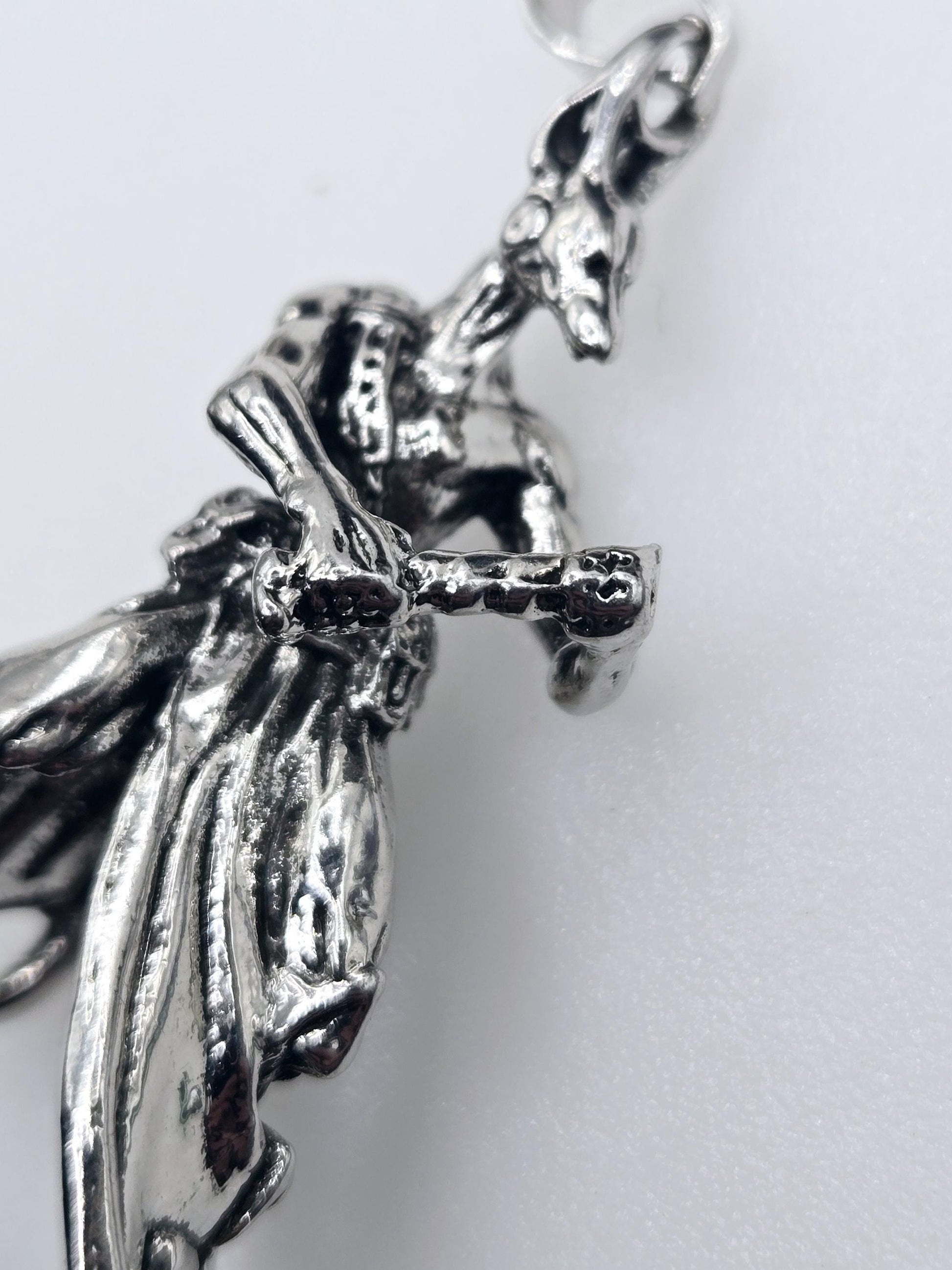 Anime Charm Pendant: Silver Plated Fantasy Design (No Chain Included) | Beads for Jewelry Making | DIY Bracelet Earring Supply