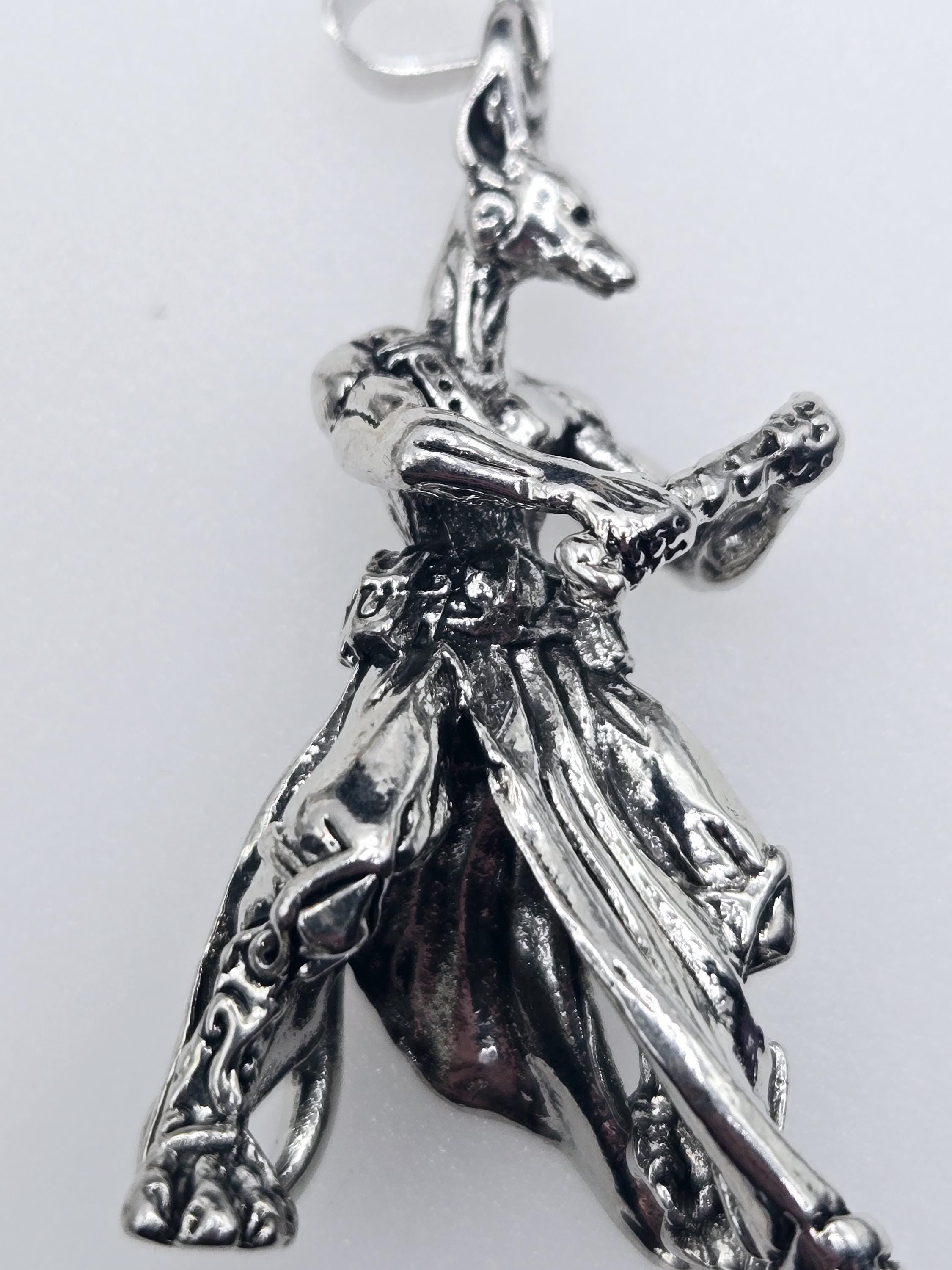 Anime Charm Pendant: Silver Plated Fantasy Design (No Chain Included) | Beads for Jewelry Making | DIY Bracelet Earring Supply