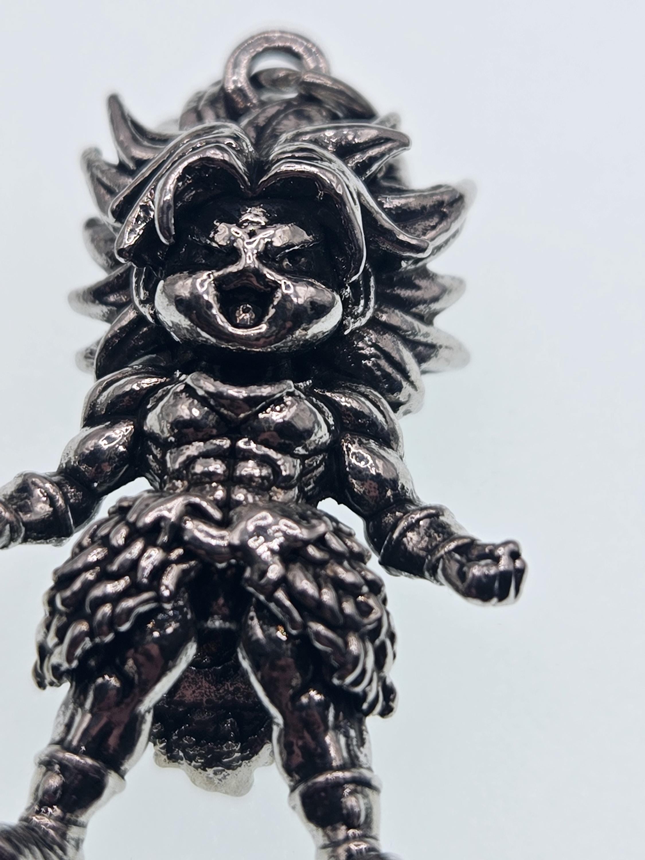 Fantasy Anime Pendant: Silver Alloy Charm for DIY Jewelry | Beads for Jewelry Making | DIY Bracelet Earring Supply