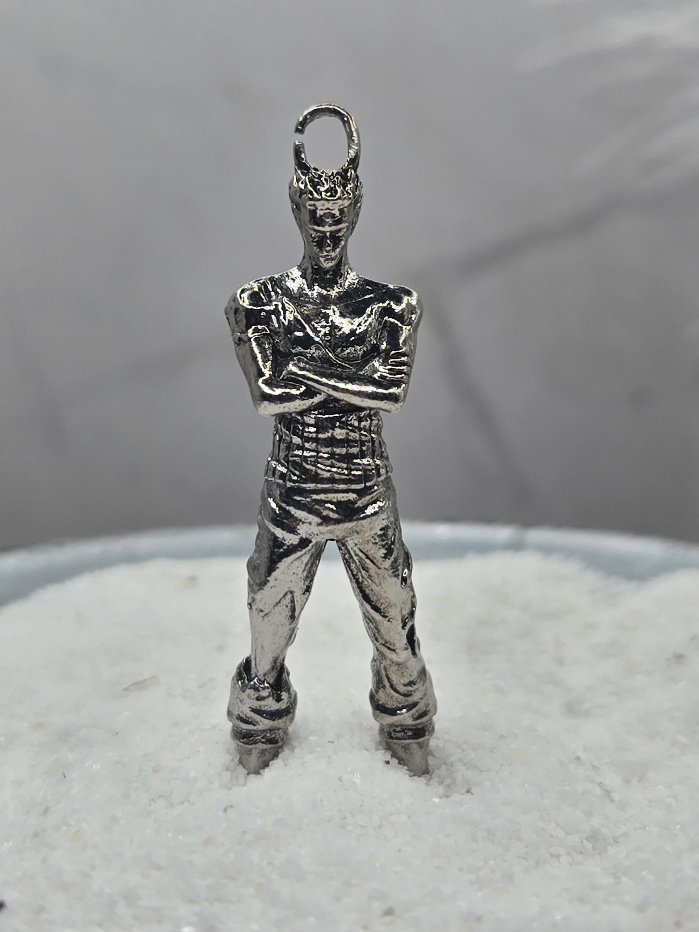 Silver Plated Fantasy Pendant - Gothic Baroque Design for Crafting | Beads for Jewelry Making | DIY Bracelet Earring Supply