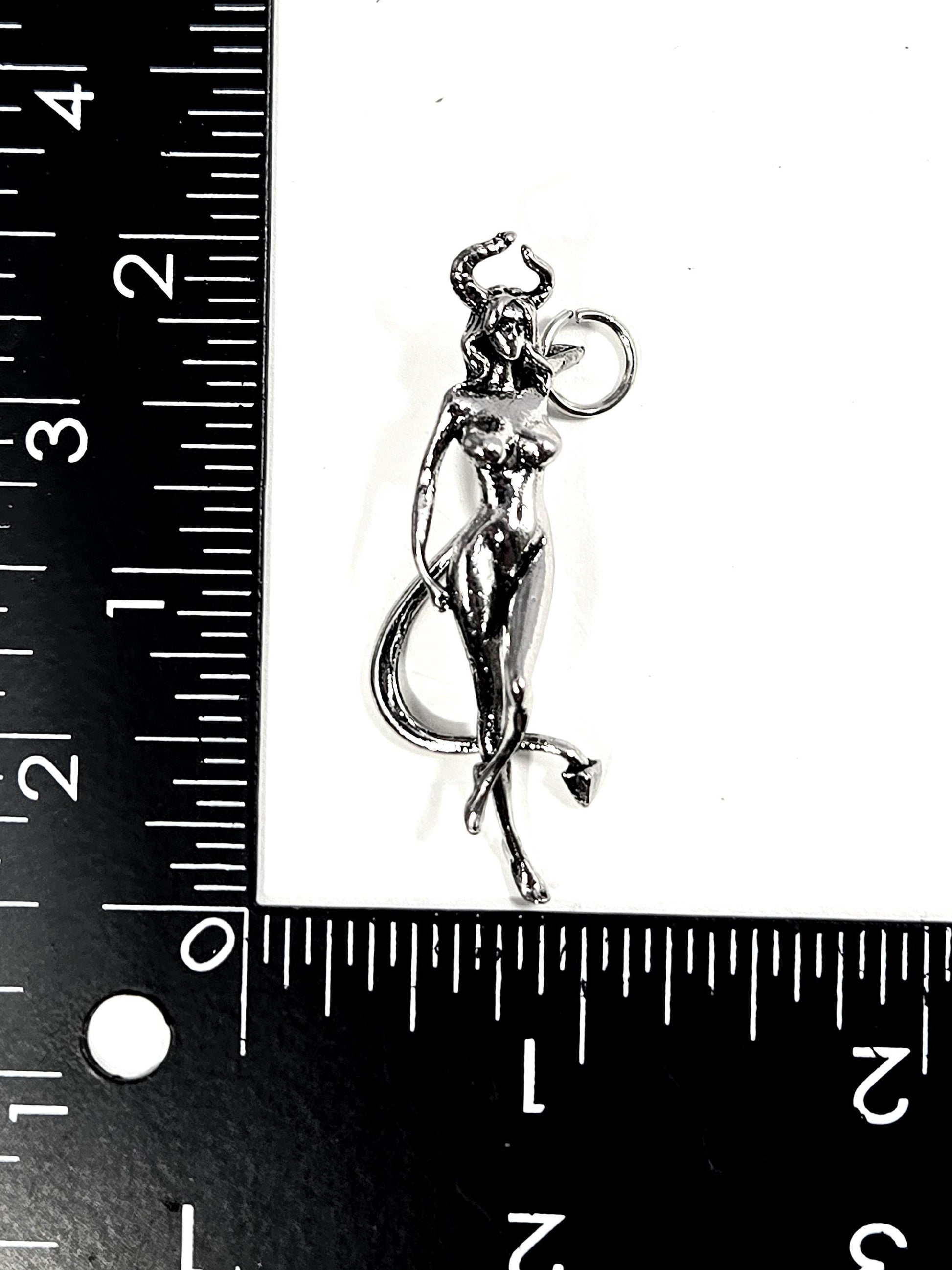 Gothic Angel Wing Pendant - Silver Plated Metal Charm | Beads for Jewelry Making | DIY Bracelet Earring Supply