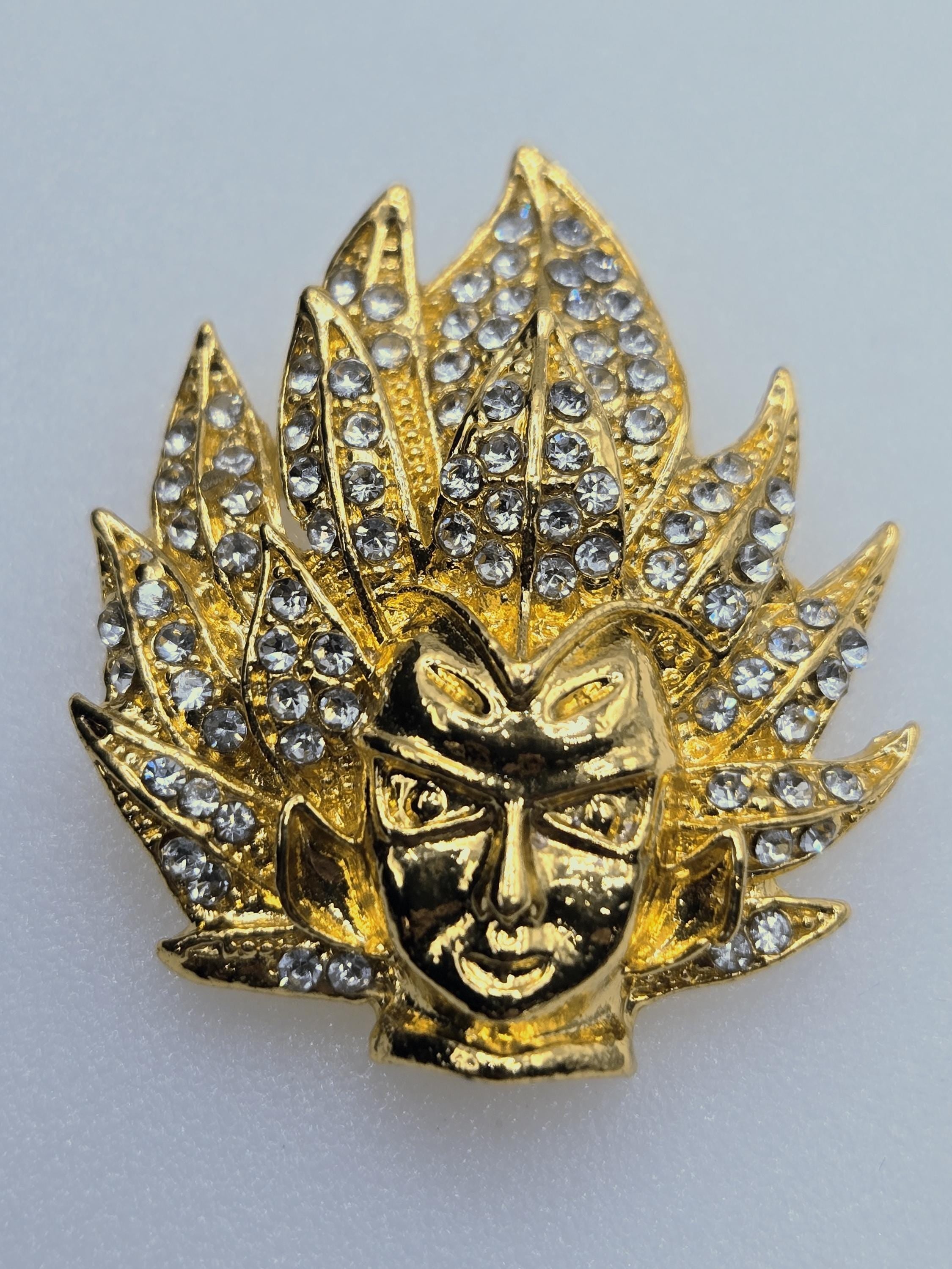 Anime Sci-Fi Pendant - Gold Plated Lightweight Charm | Beads for Jewelry Making | DIY Bracelet Earring Supply