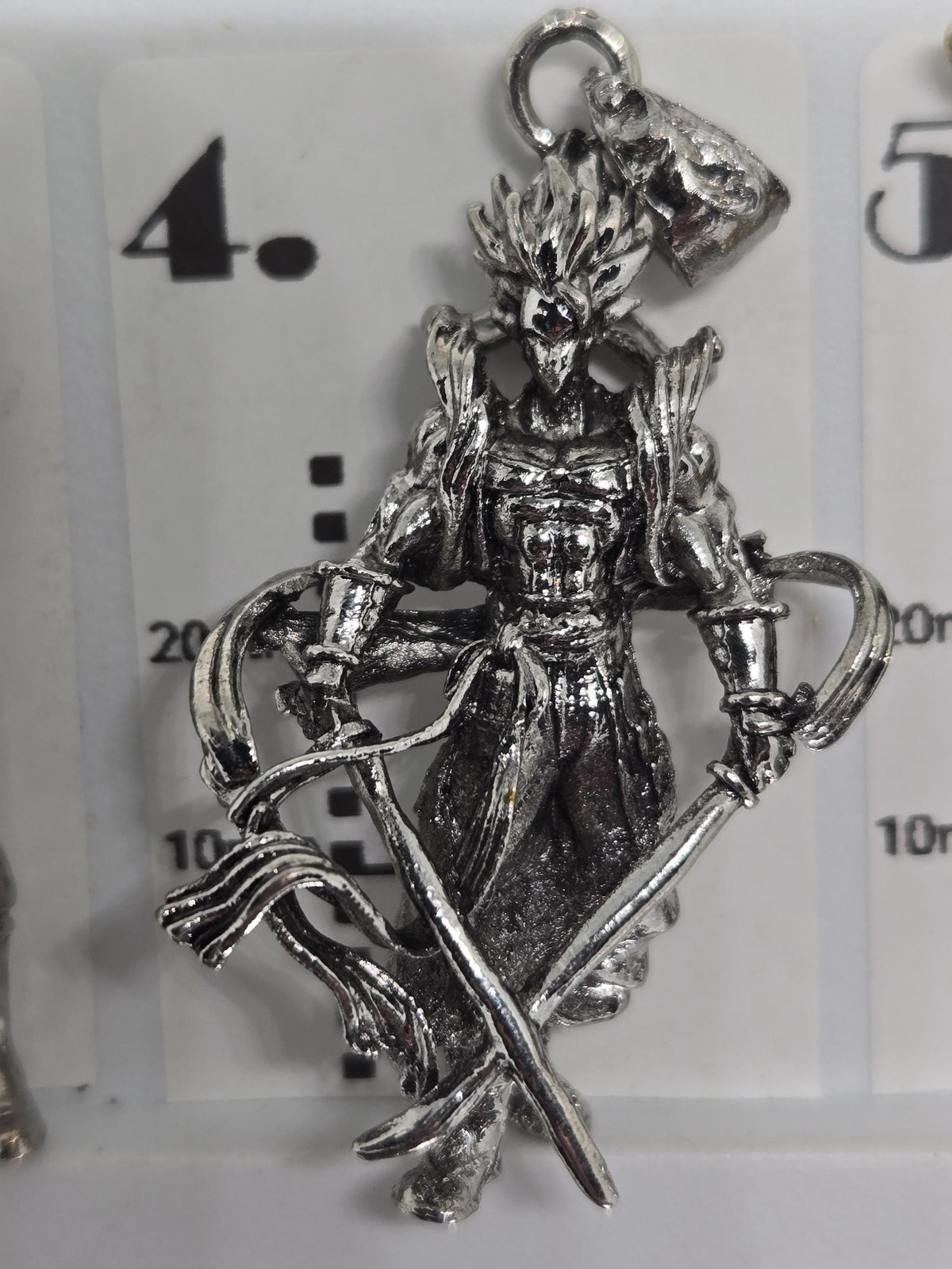 Anime Fantasy Pendant, Silver Plated Cosmic Charm | Zinc Alloy | DIY Jewelry