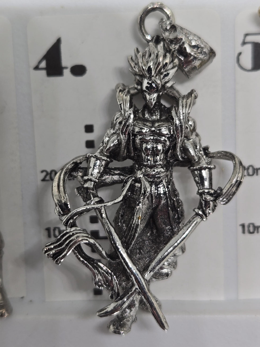 Anime Fantasy Pendant: Silver Plated Cosmic Charm | Beads for Jewelry Making | DIY Bracelet Earring Supply