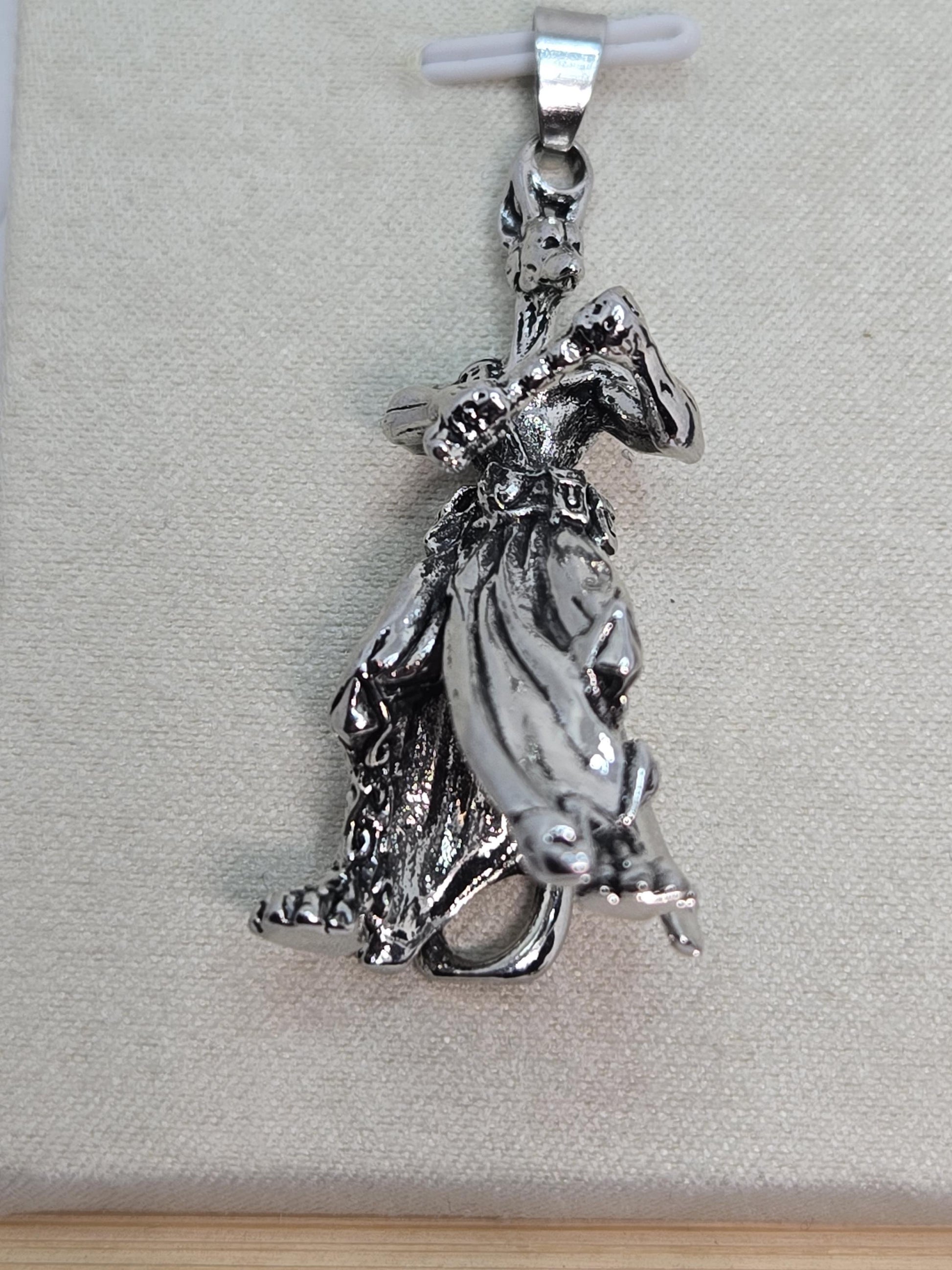 Anime Charm Pendant: Silver Plated Fantasy Design (No Chain Included) | Beads for Jewelry Making | DIY Bracelet Earring Supply