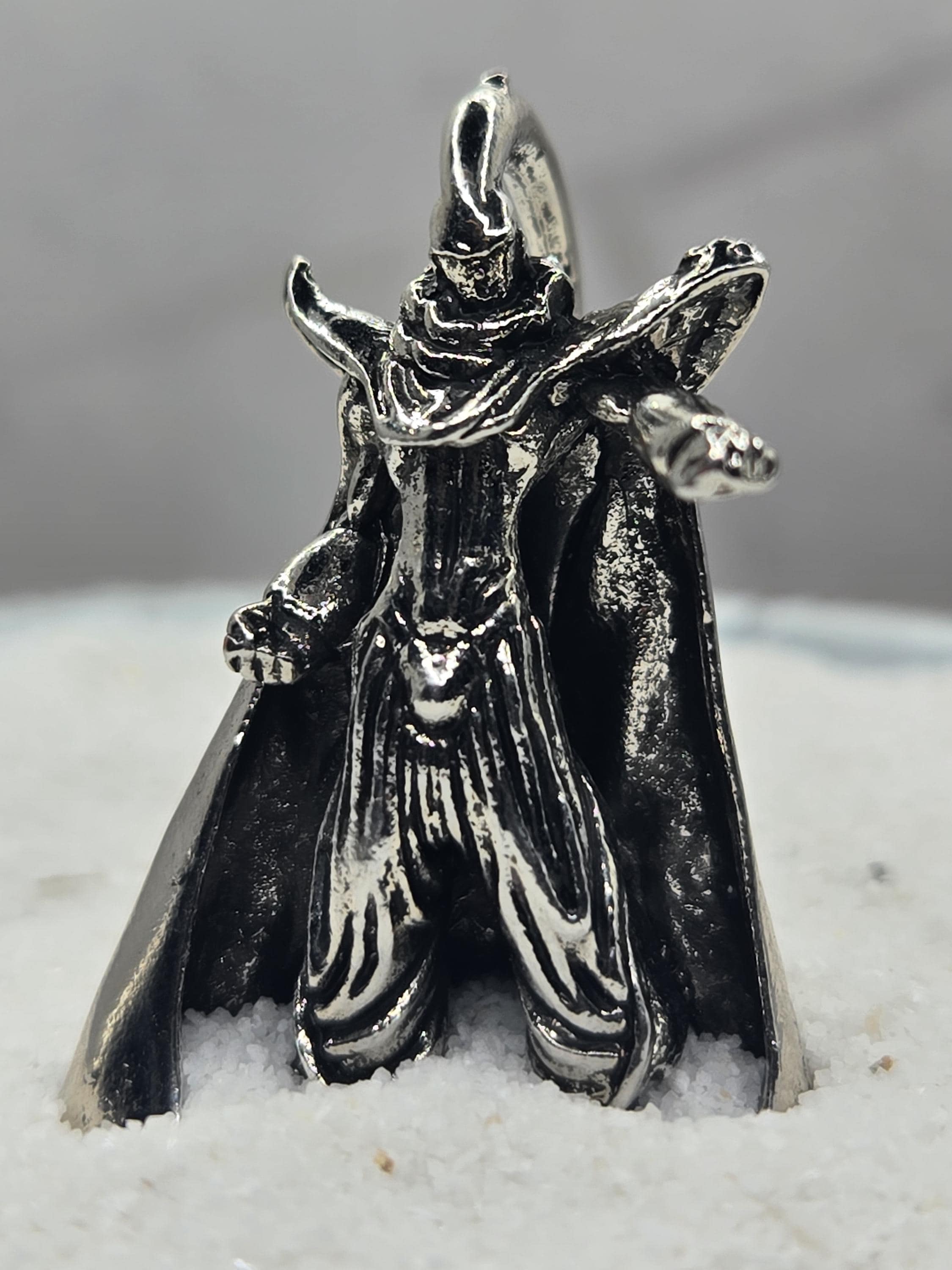 Anime Fantasy Pendant - Silver Plated Angel Charm | Beads for Jewelry Making | DIY Bracelet Earring Supply