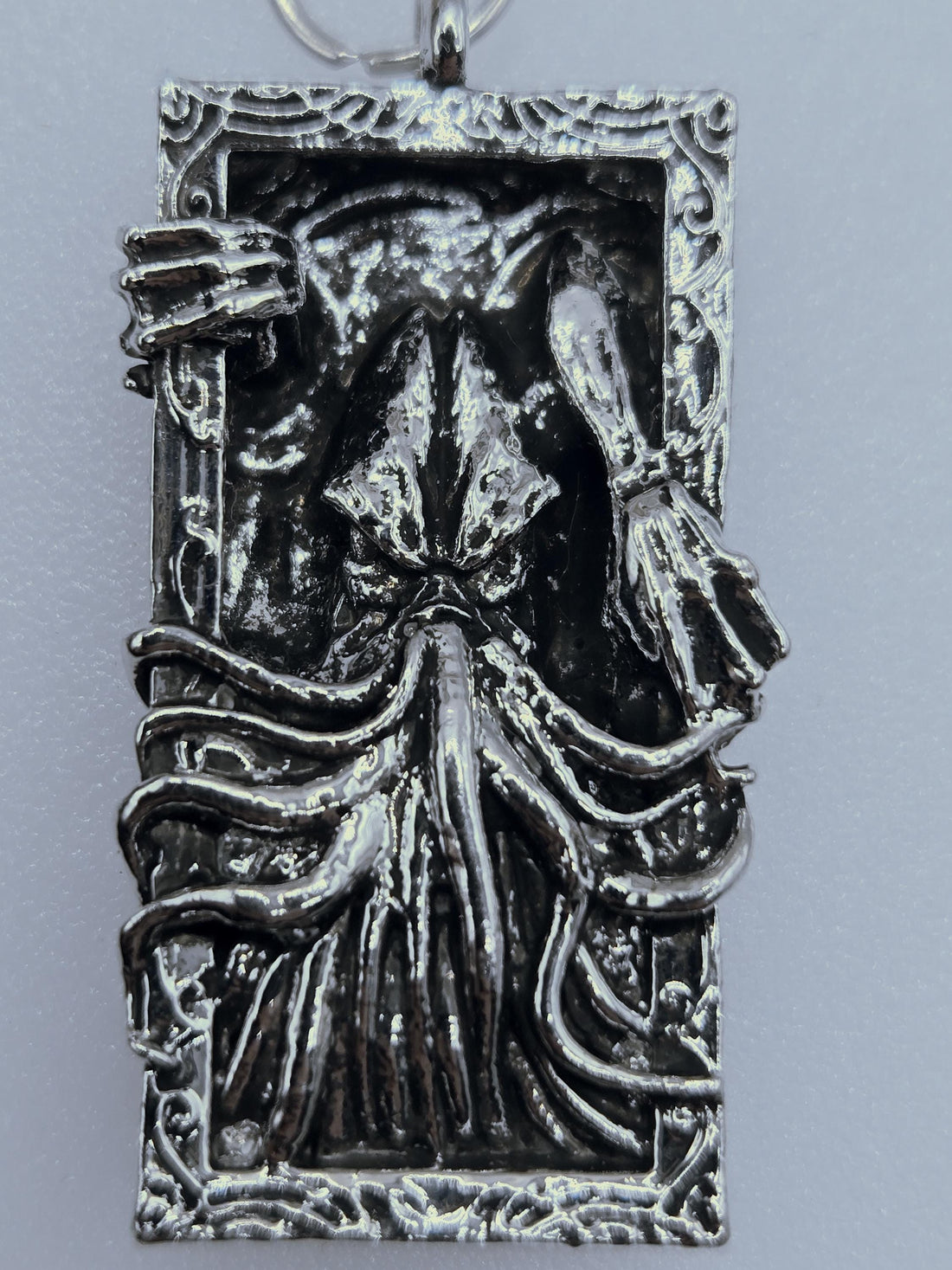 Fallen Angel Pendant: Silver Plated Gothic Style - Edgy Dark Jewelry | Beads for Jewelry Making | DIY Bracelet Earring Supply
