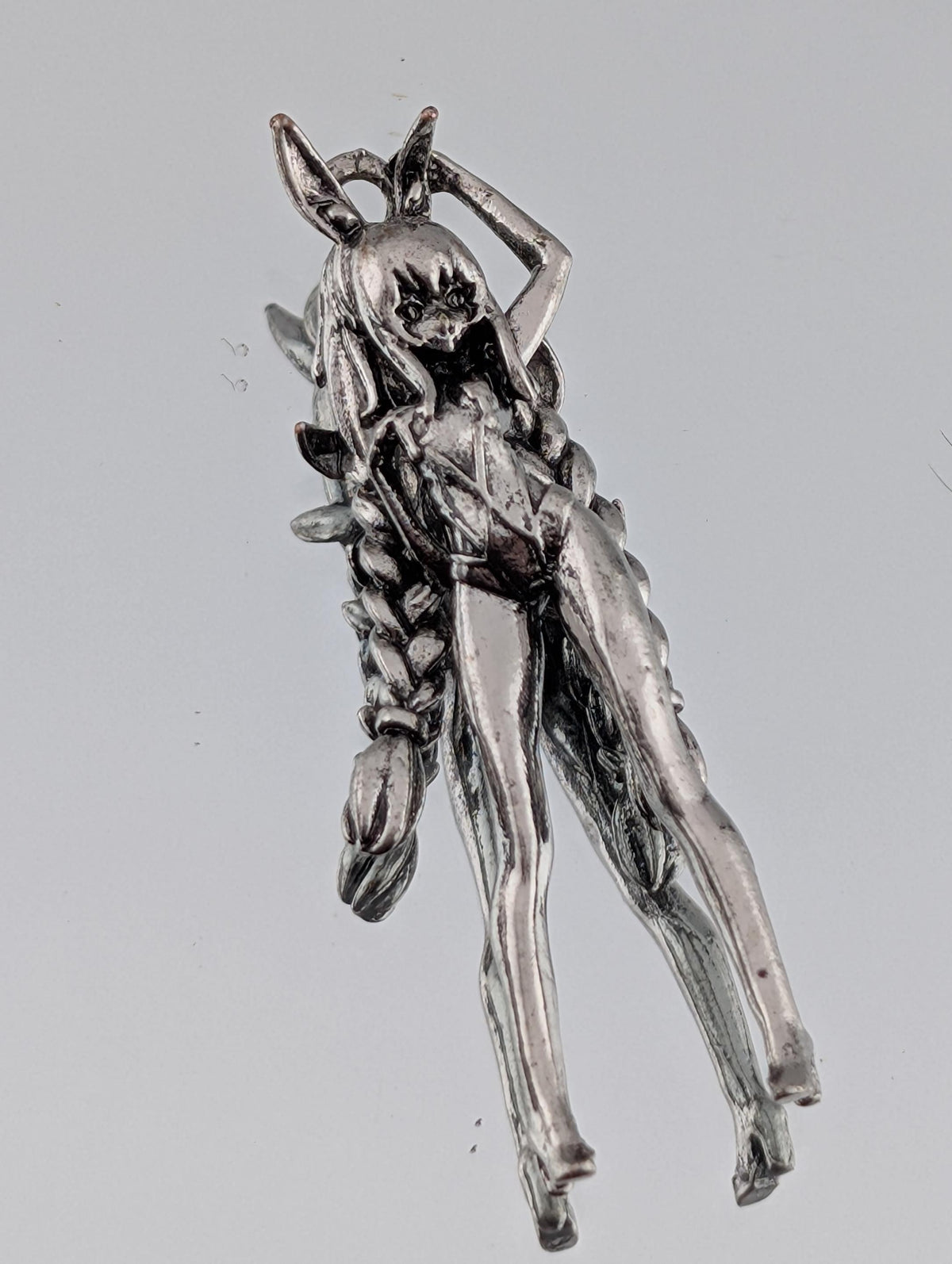 Dance Lover Pendant, Silver Plated Zinc | Angel Design | Car Charm