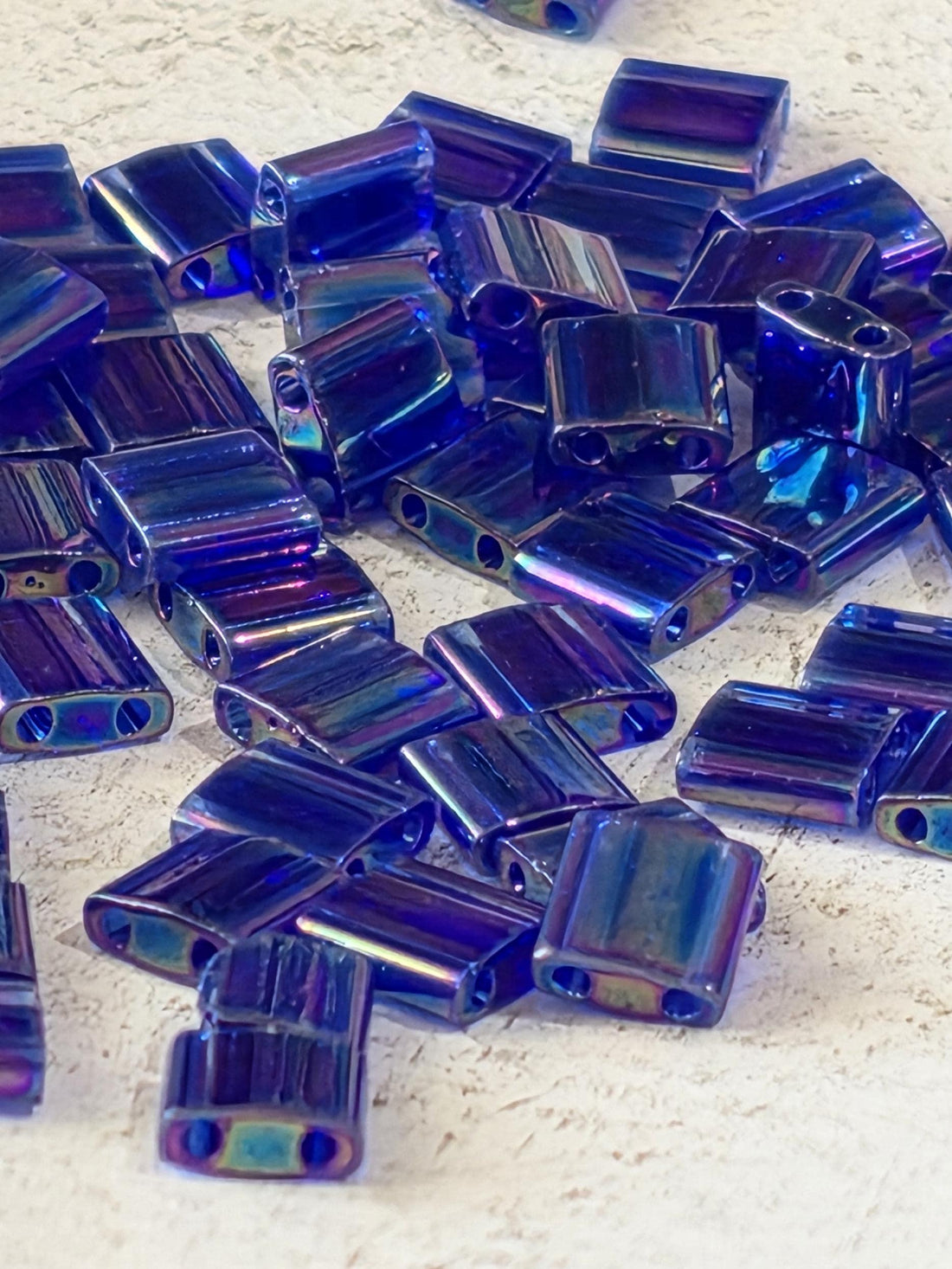 TL0177-Miyuki Tila Beads:Cobalt Blue T/R (7.5g pkg)