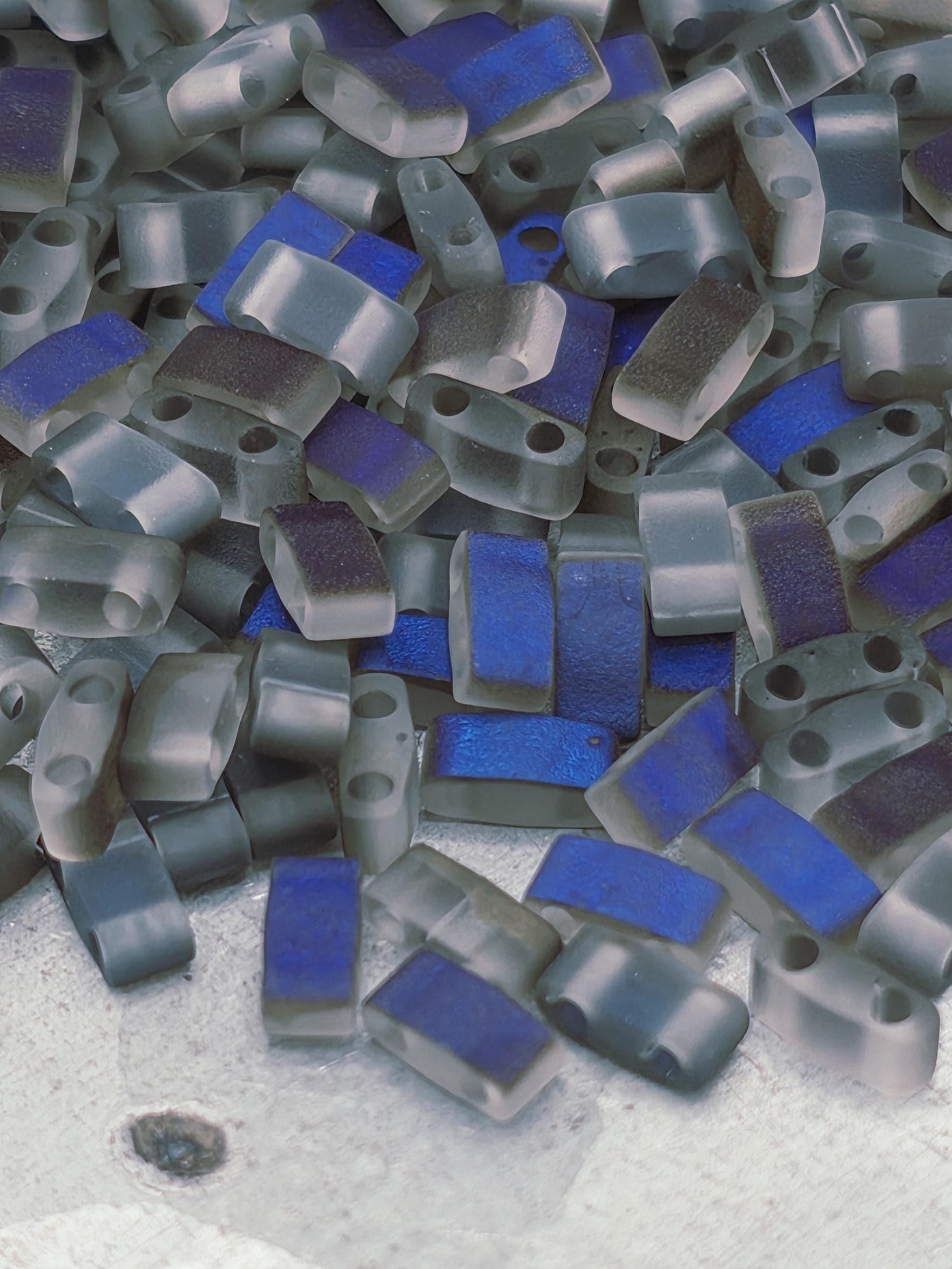 HTL4556-Miyuki Half-TIla Beads:Azuro Matte SC (7.5g pkg)