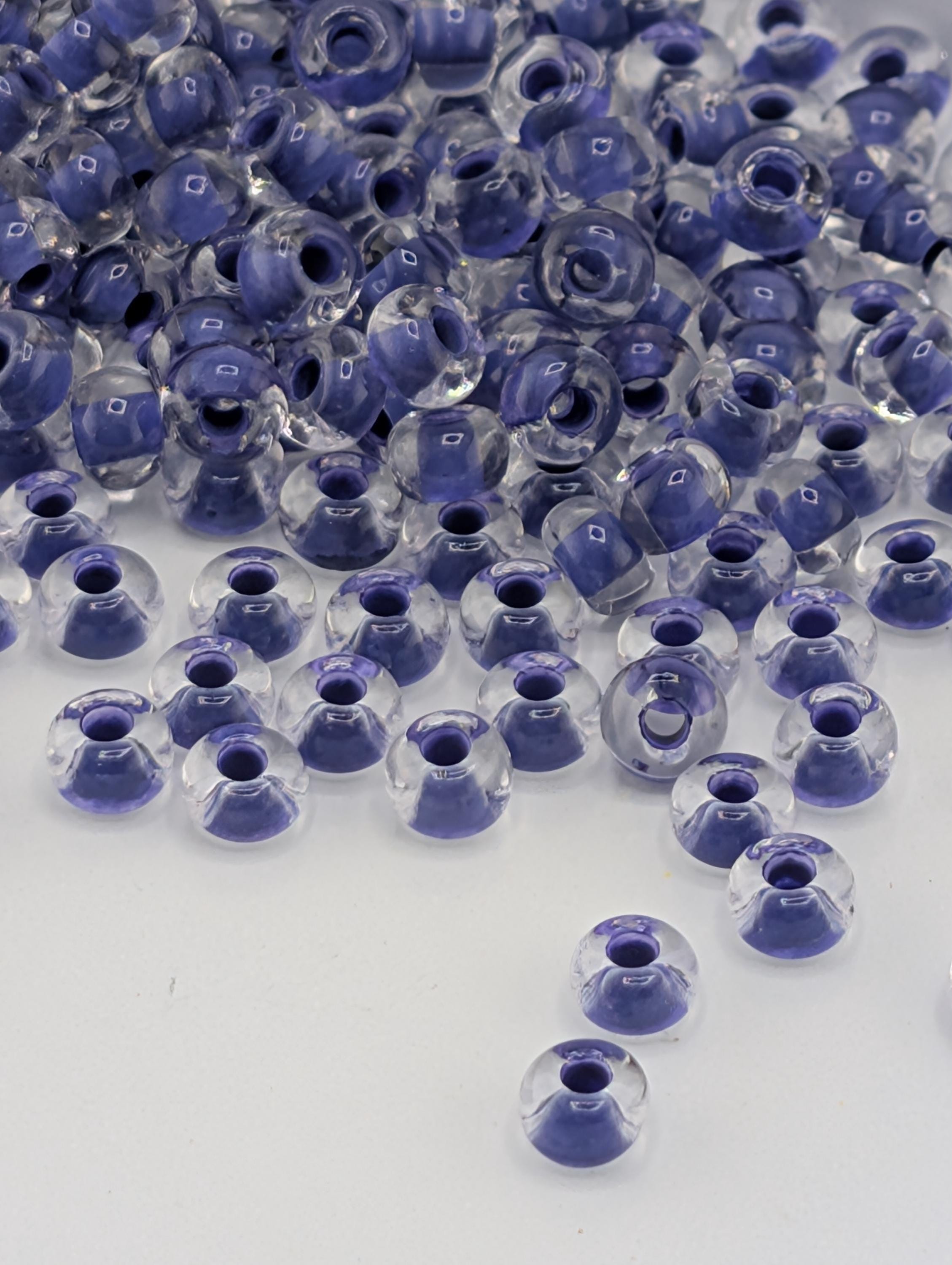 Preciosa-Ornela Glass Seed Beads: Terra-Intensive Lined - Size 6/0, 8 - 20g Tubes