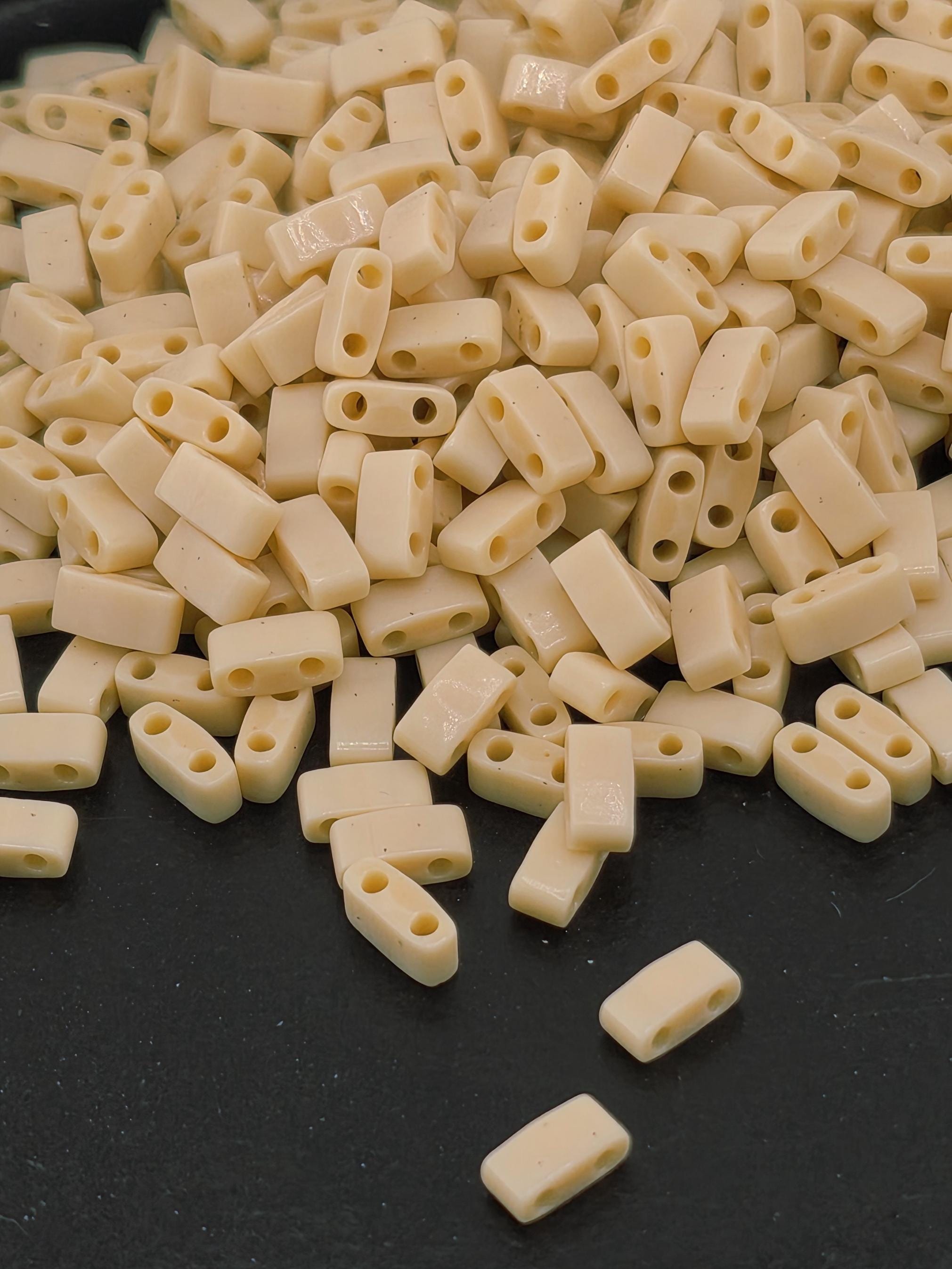 HTL0493-Miyuki Half-TIla Beads:Dark Flesh 0 (7.5g pkg)