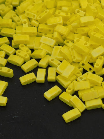 HTL0404FR-Miyuki Half-TIla Beads:Yellow O/MA/R (7.5g pkg)