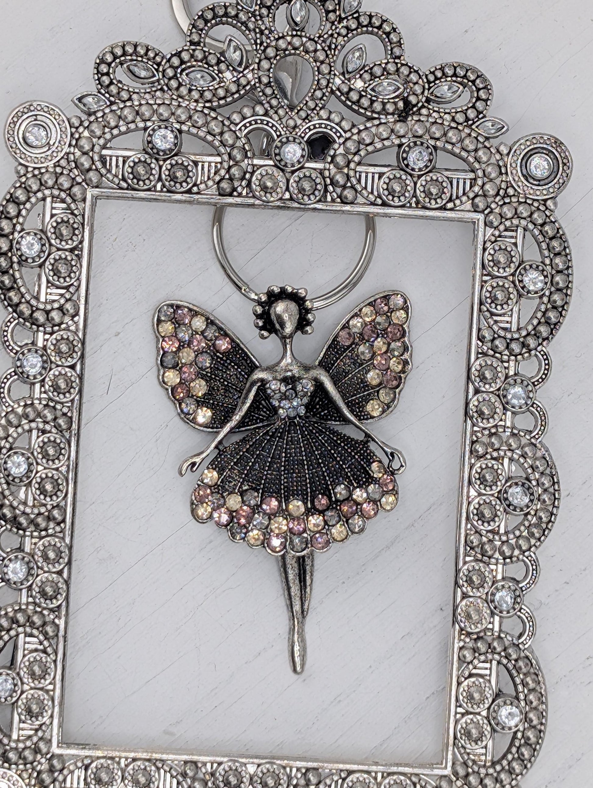 Dance Lover Silver Ballerina Pendant, Delicate Charm (Lightweight) | Bag Charm | Purse Accessory | Gift Idea