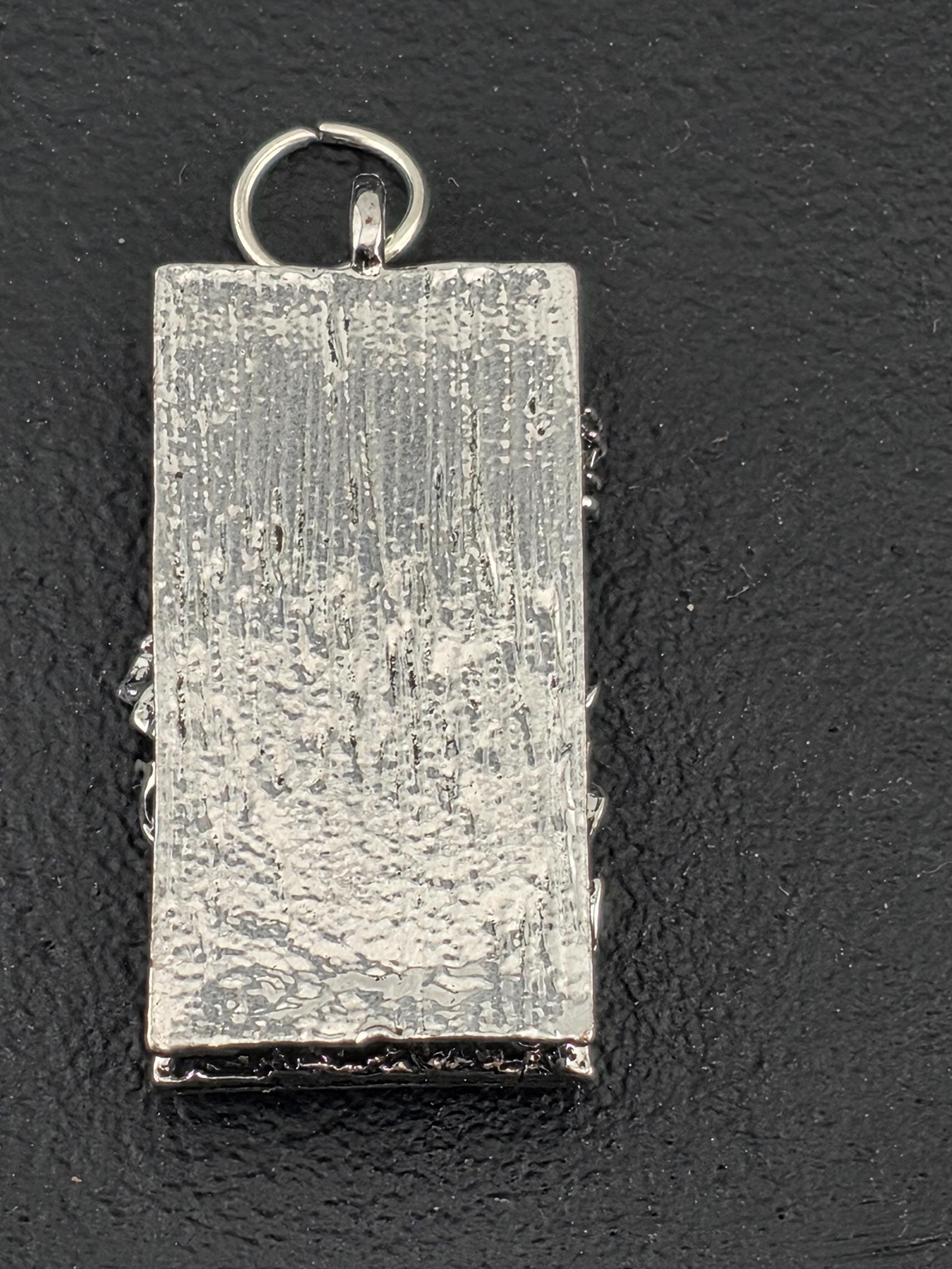 Fallen Angel Pendant: Silver Plated Gothic Style - Edgy Dark Jewelry | Beads for Jewelry Making | DIY Bracelet Earring Supply