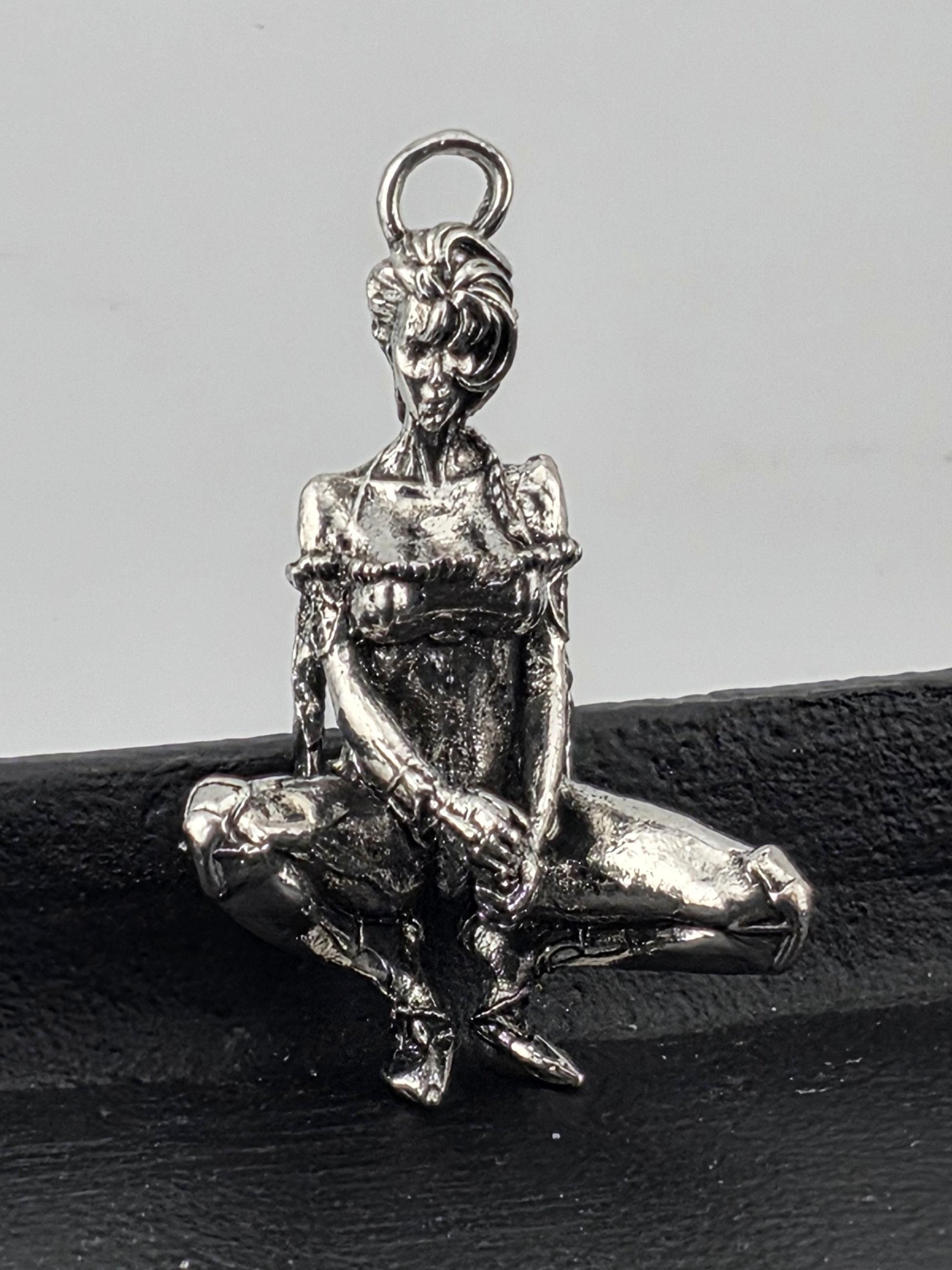 Metal Pendant, Silver Plated Angel Wing | Zinc Alloy | DIY Jewelry Charm