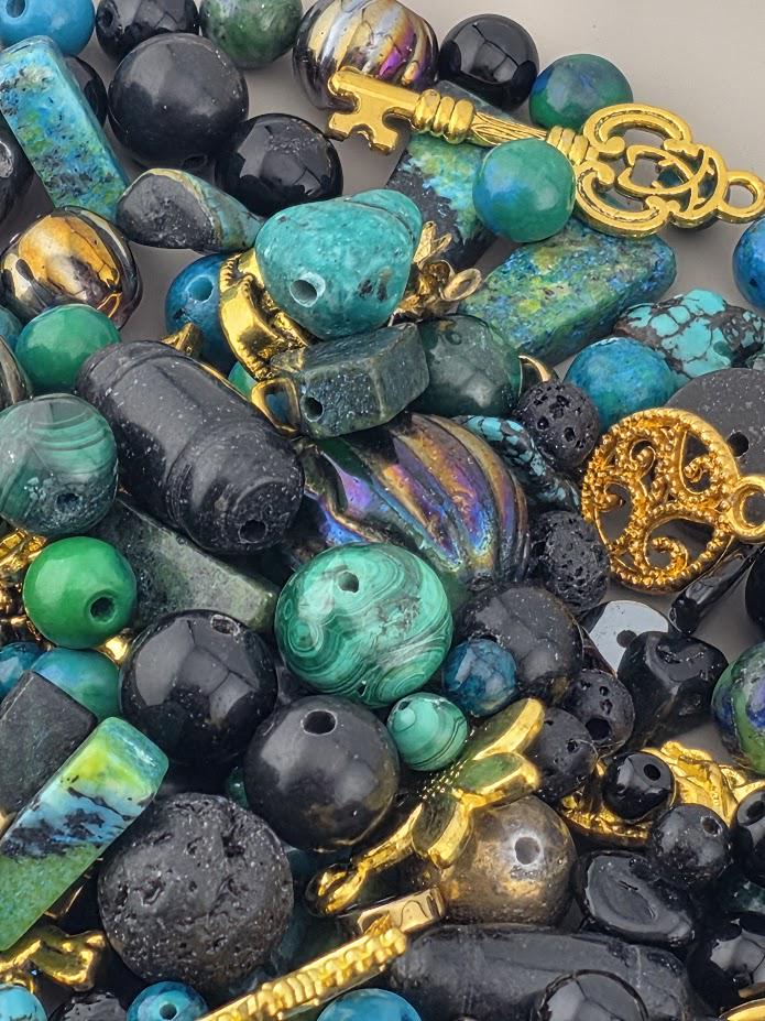 2oz "Magical Malachite Meritage" Gemstone Bead Soup Mix