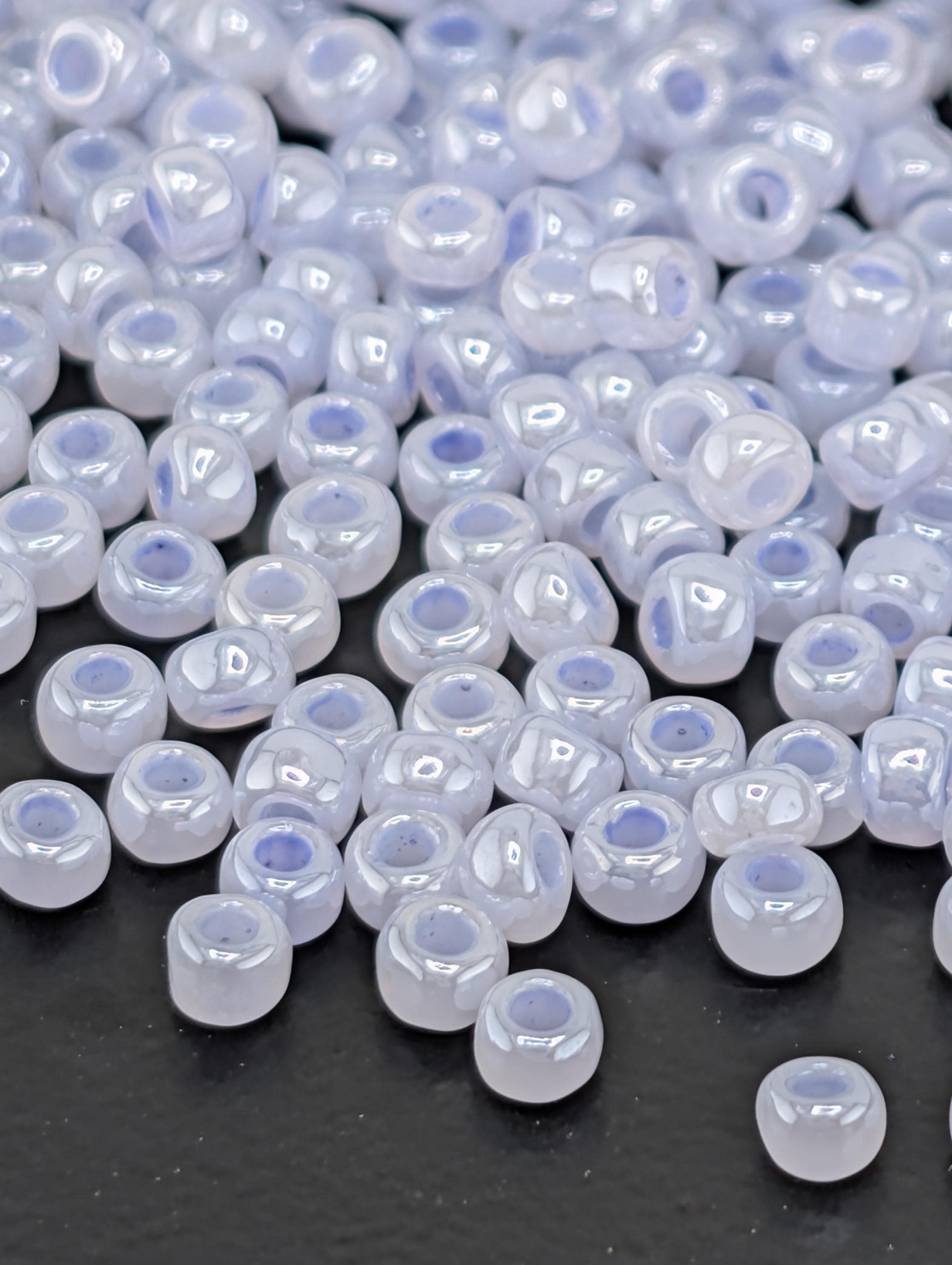 8236SB Opaque Ceylon Pastel Light Blue 8/0 Matsuno Seed Beads (15g, ~600 pcs)