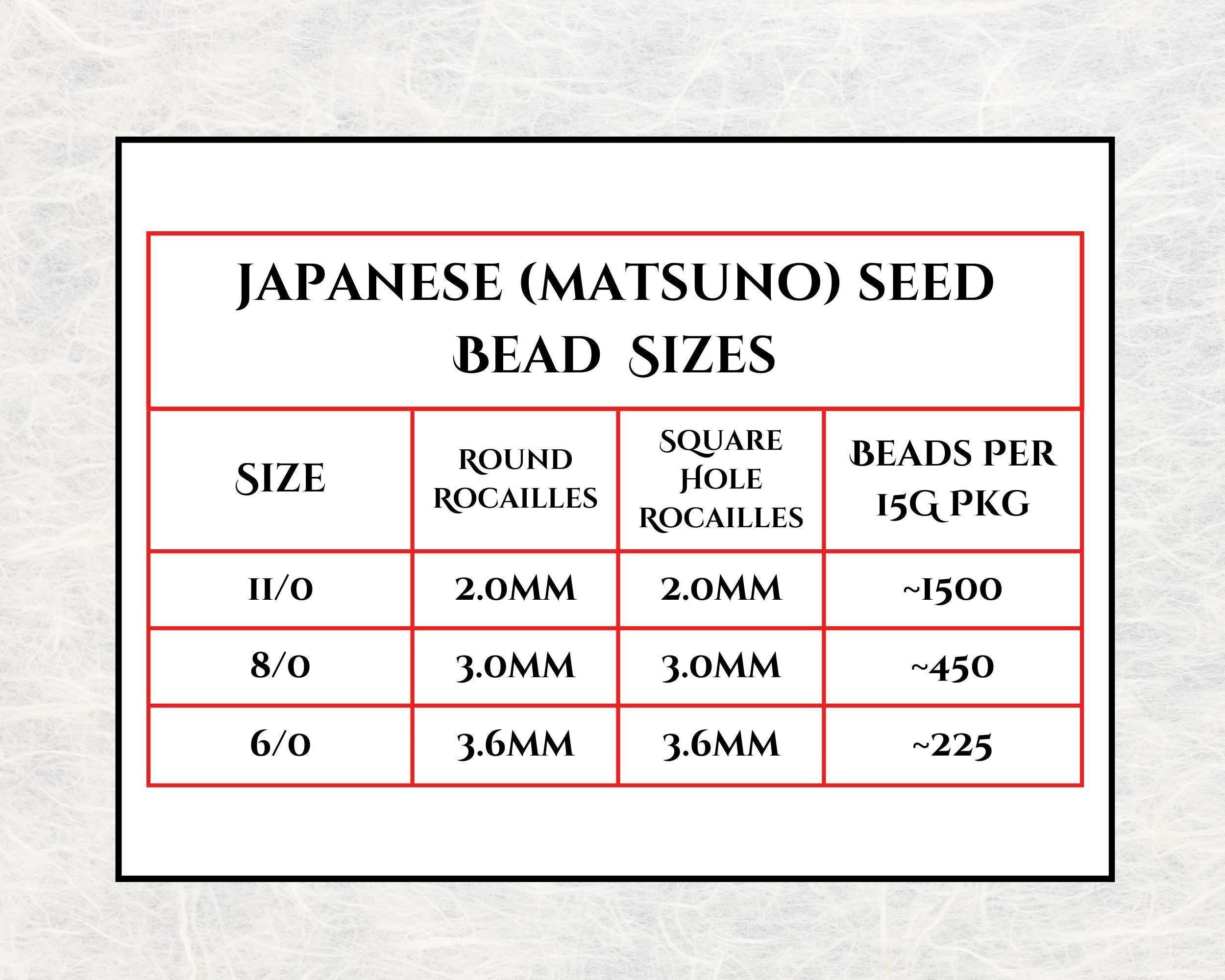 5440SB Translucent Matte Inside Color Sea Foam 6/0 Matsuno Seed Beads (15g, ~180 pcs)