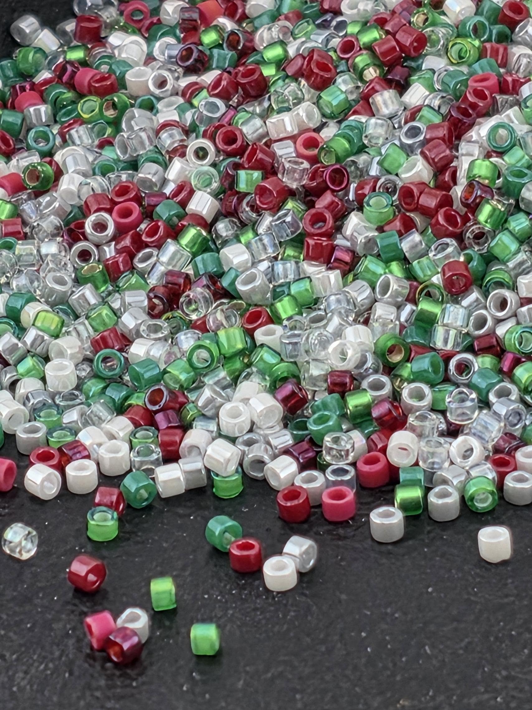 Miyuki Delica Seed Beads Delica Bead Mix "Sleigh Bells" (Size 11, 7 grams, ~1300 beads)