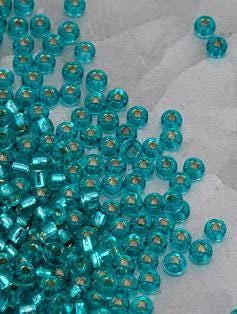 Miyuki Seed Beads 11/0 - Dark Aqua Silver Lined, 20g Pack