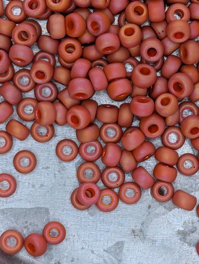 Miyuki Rocaille Beads: Punch Opaque Matte Glazed Rainbow - Size 6/0