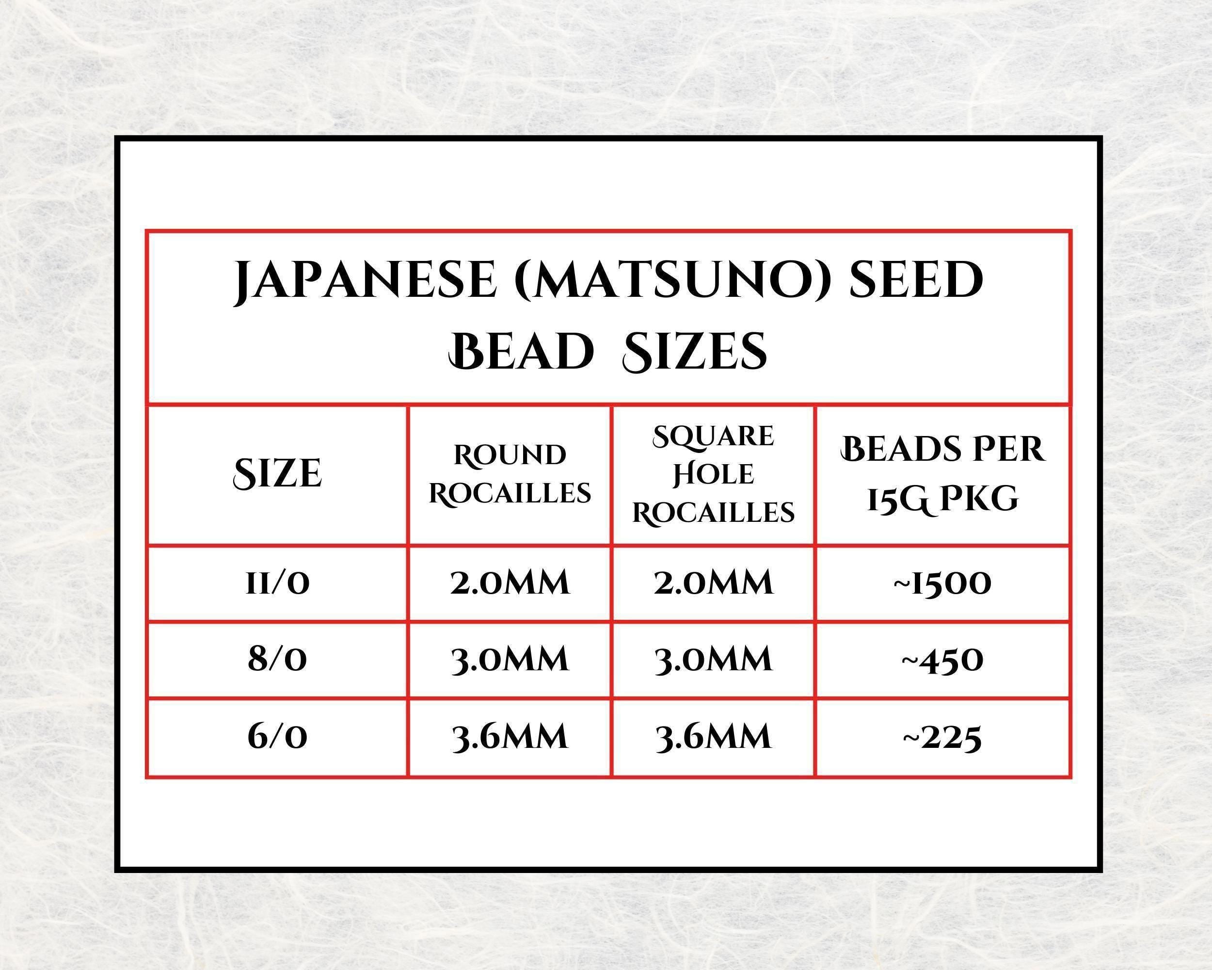 Matsuno Seed Beads Size 6: Translucent Light Aqua, Silver Lined 15g