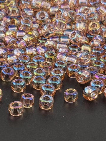 Rainbow Cream Soda Seed Beads: Matsuno Glass (Size 6, 15g Pack)