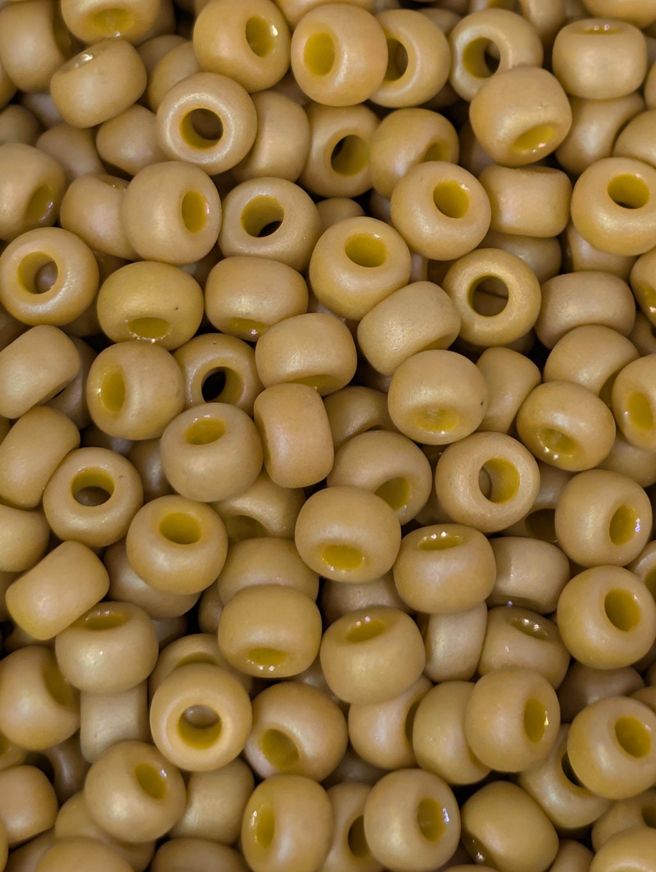 Moon Glow Opaque Matte Glazed Rainbow Miyuki Rocaille Size 8/0 (20g pkg)