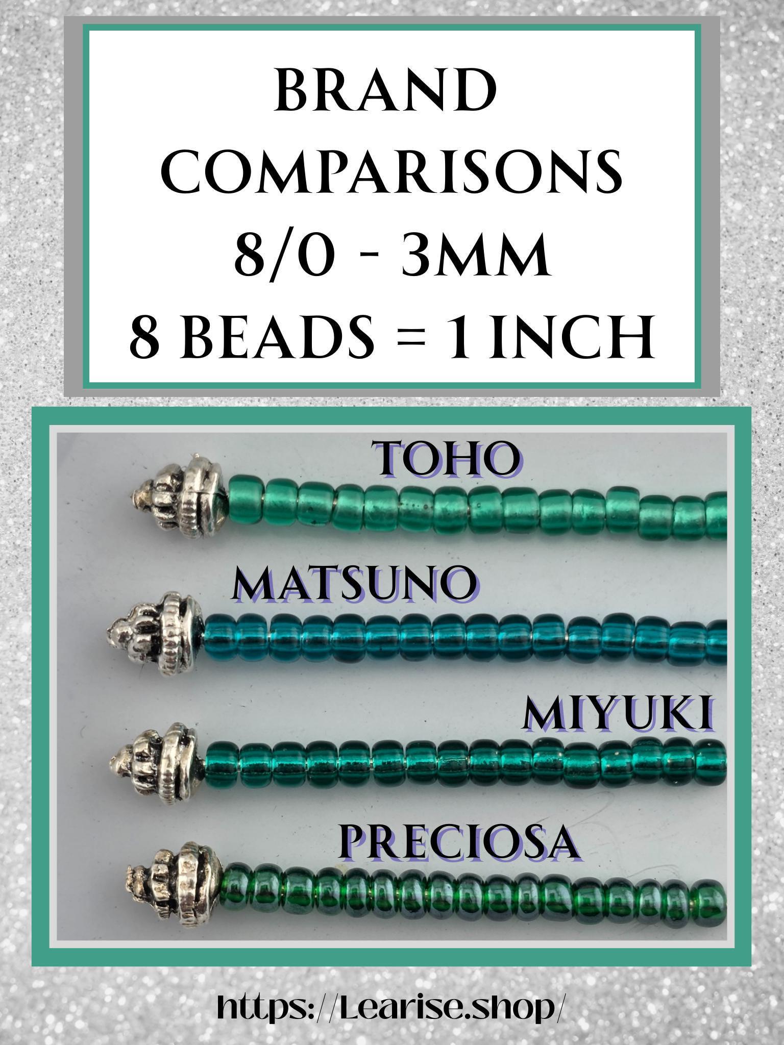 Cherry Transparent Miyuki Rocaille Size 8/0 (20g pkg)