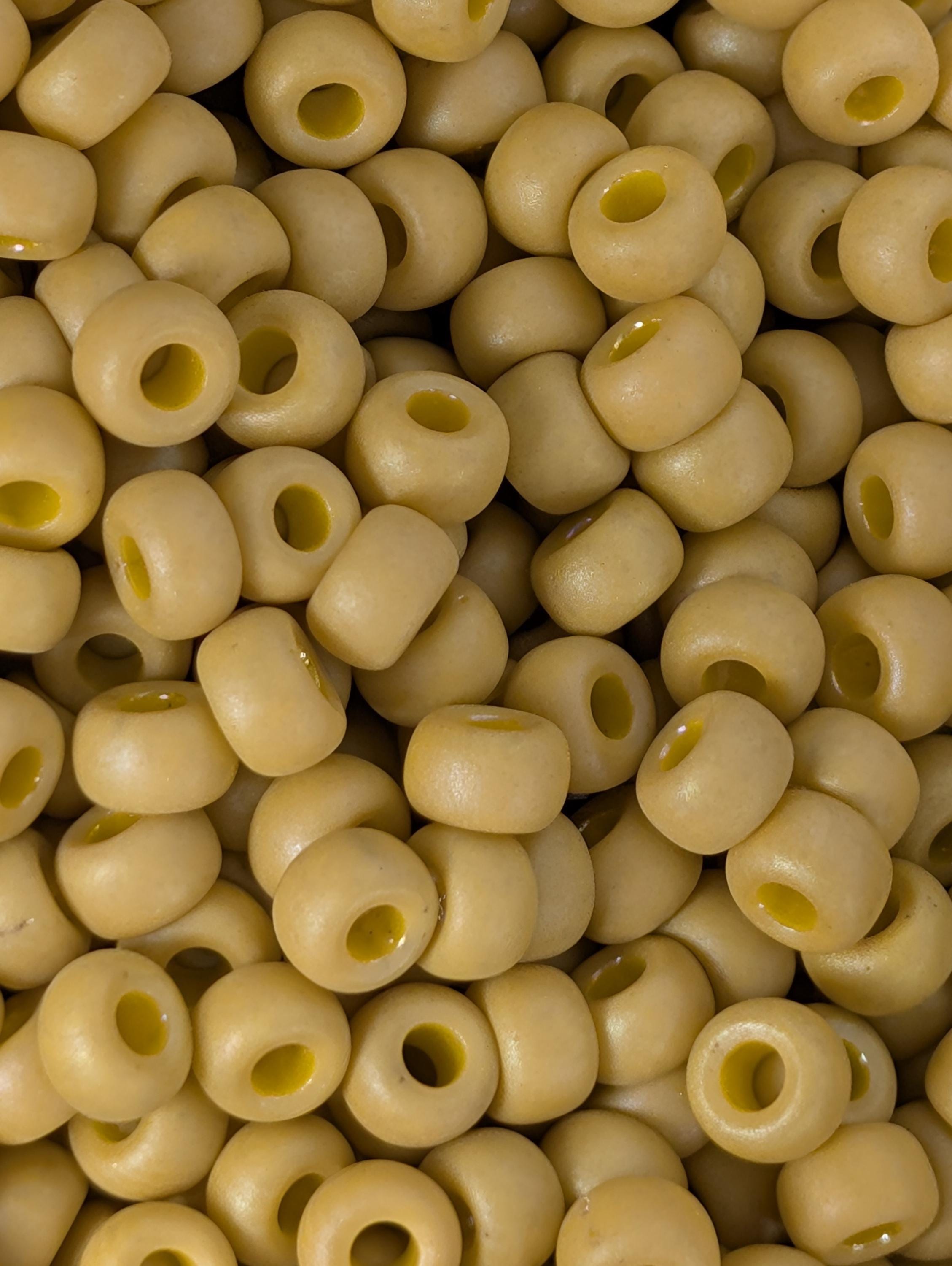 Pineapple Crush Opaque Matte Glazed Rainbow Miyuki Rocaille Size 8/0 (20g pkg)