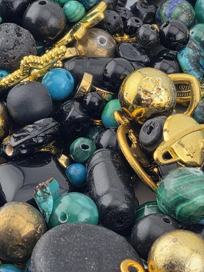 2oz "Magical Malachite Meritage" Gemstone Bead Soup Mix