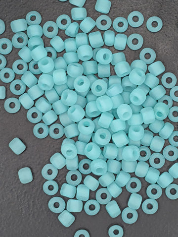5440SB Translucent Matte Inside Color Sea Foam 6/0 Matsuno Seed Beads (15g, ~180 pcs)