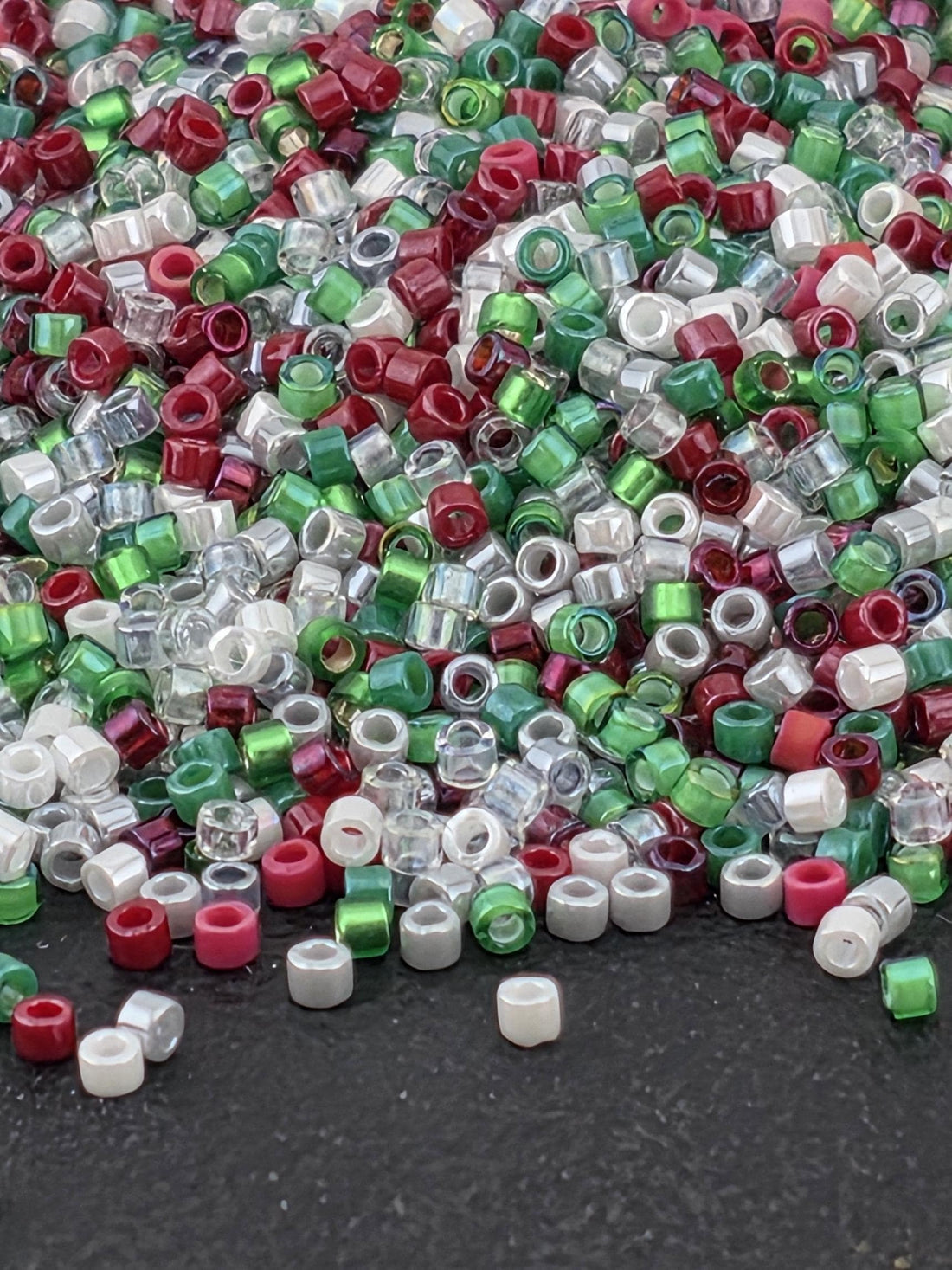 Miyuki Delica Seed Beads Delica Bead Mix "Sleigh Bells" (Size 11, 7 grams, ~1300 beads)