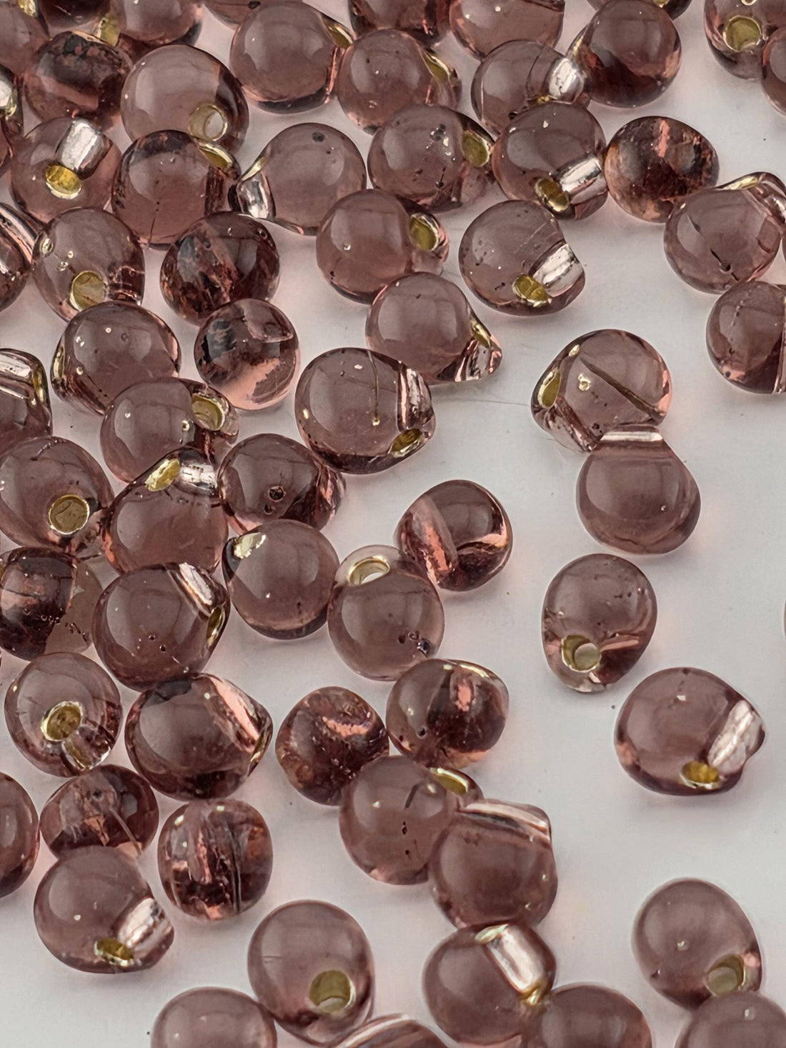 Miyuki Drop Beads: Light Amethyst Translucent - Silver-Lined, 15g Pack