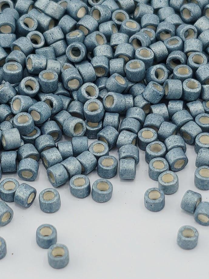 DB1172 Dark Aqua Miyuki Delica Tubes (Size 11, 7 grams, ~1400 beads)