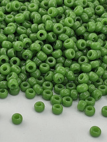 Miyuki Seed Beads: Green Opaque 11/0 (20g, Jewelry Craft) | Japanese Seed Beads | Bead Weaving Embroidery Supply | DIY Jewelry