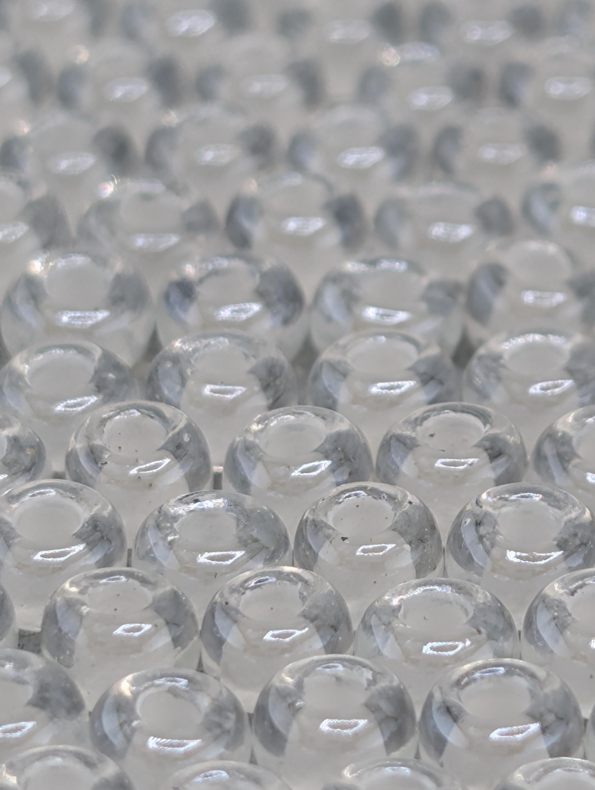 6-1104:Crystal/White ICL-Miyuki Rocaille 6/0 (20g pkg ~240 pcs)