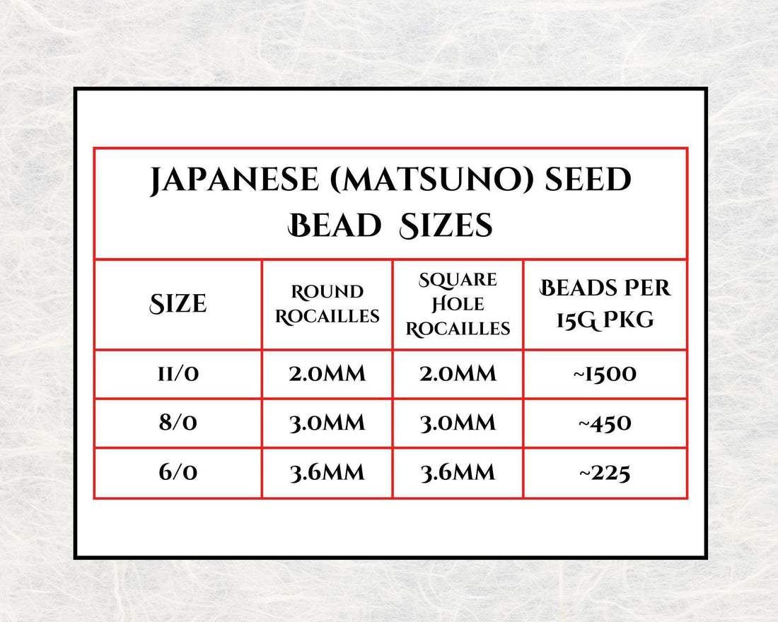 Matte Orange Seed Beads - Matsuno Size 6, 15g Pack, 180 pcs