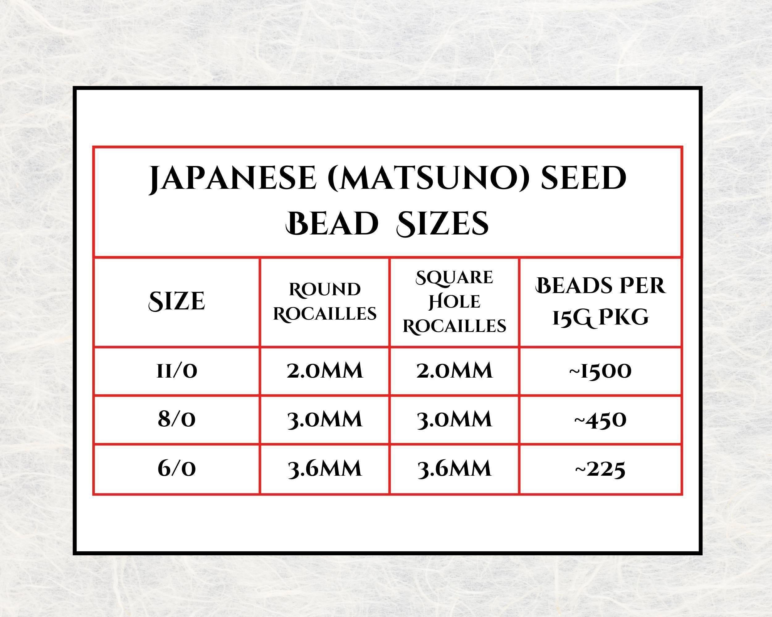 Matsuno Seed Beads: Matte Amethyst Purple - Size 6, 15g Approx 180 pcs
