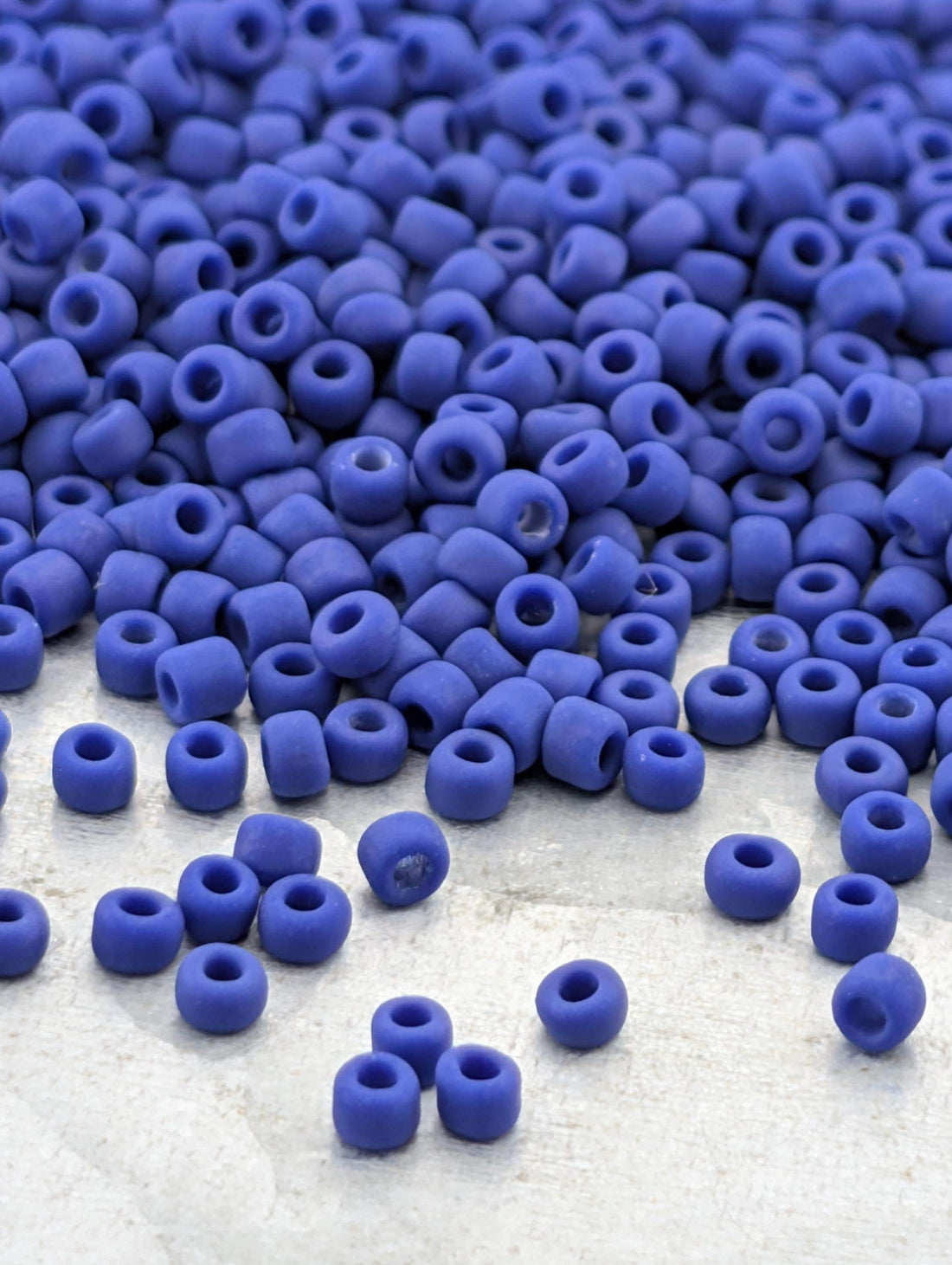 1985SB Opaque Matte Navy Blue 11/0 Round Matsuno Seed Beads (15g, ~1650 pcs)