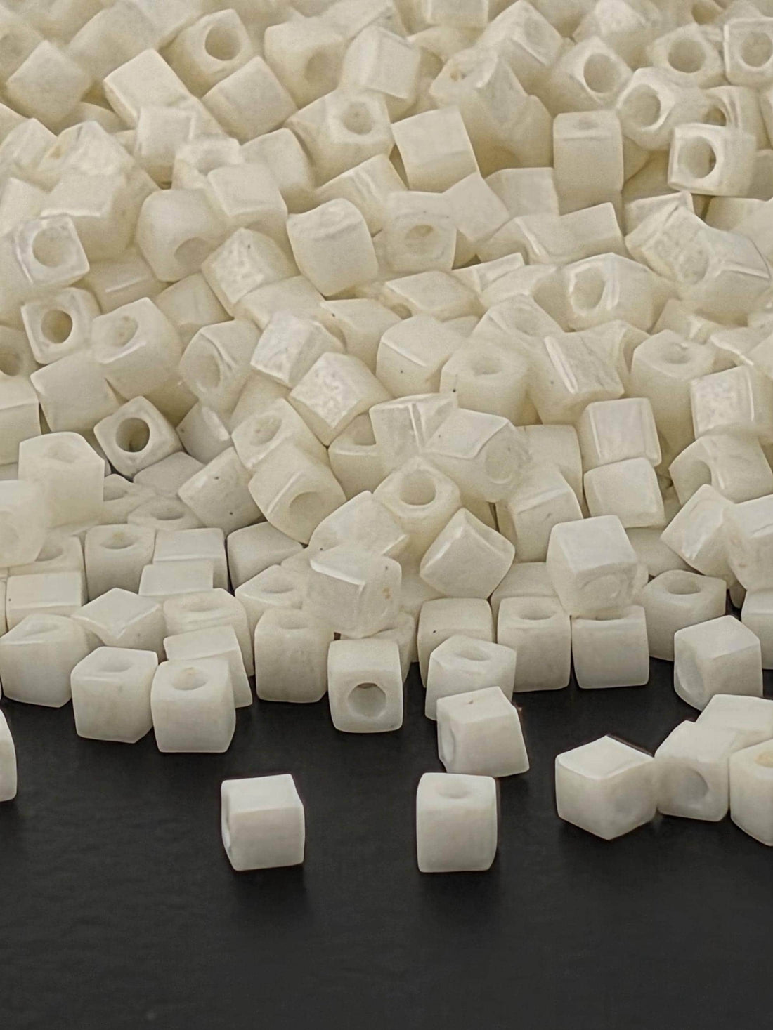 Miyuki Square/Cubes Eggshell Opaque Luster Size 1.5mm