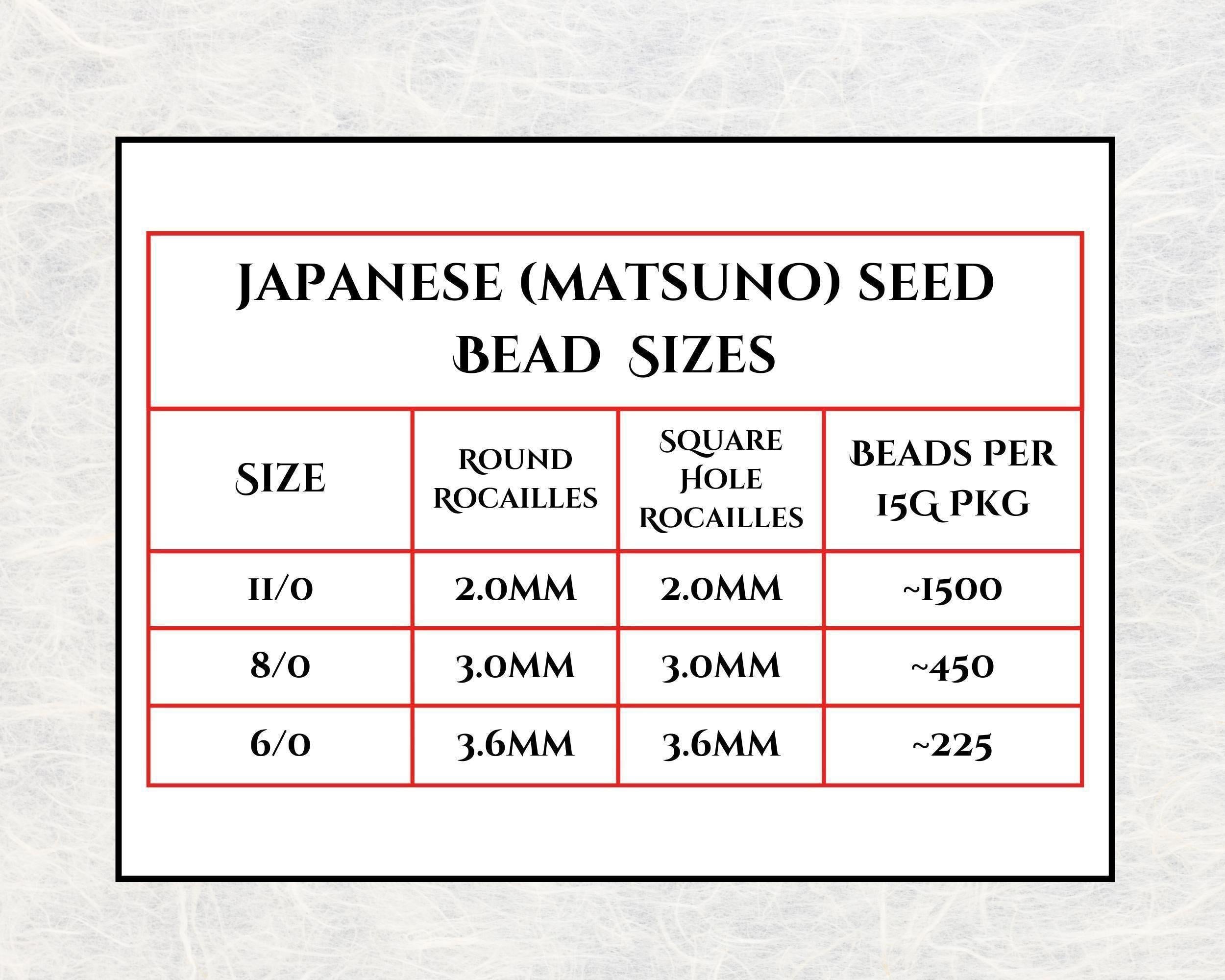 1981SB Opaque Matte Red 11/0 Round Matsuno Seed Beads (15g, ~1650 pcs) | Japanese Seed Beads | Bead Weaving Embroidery Supply | DIY Jewelry