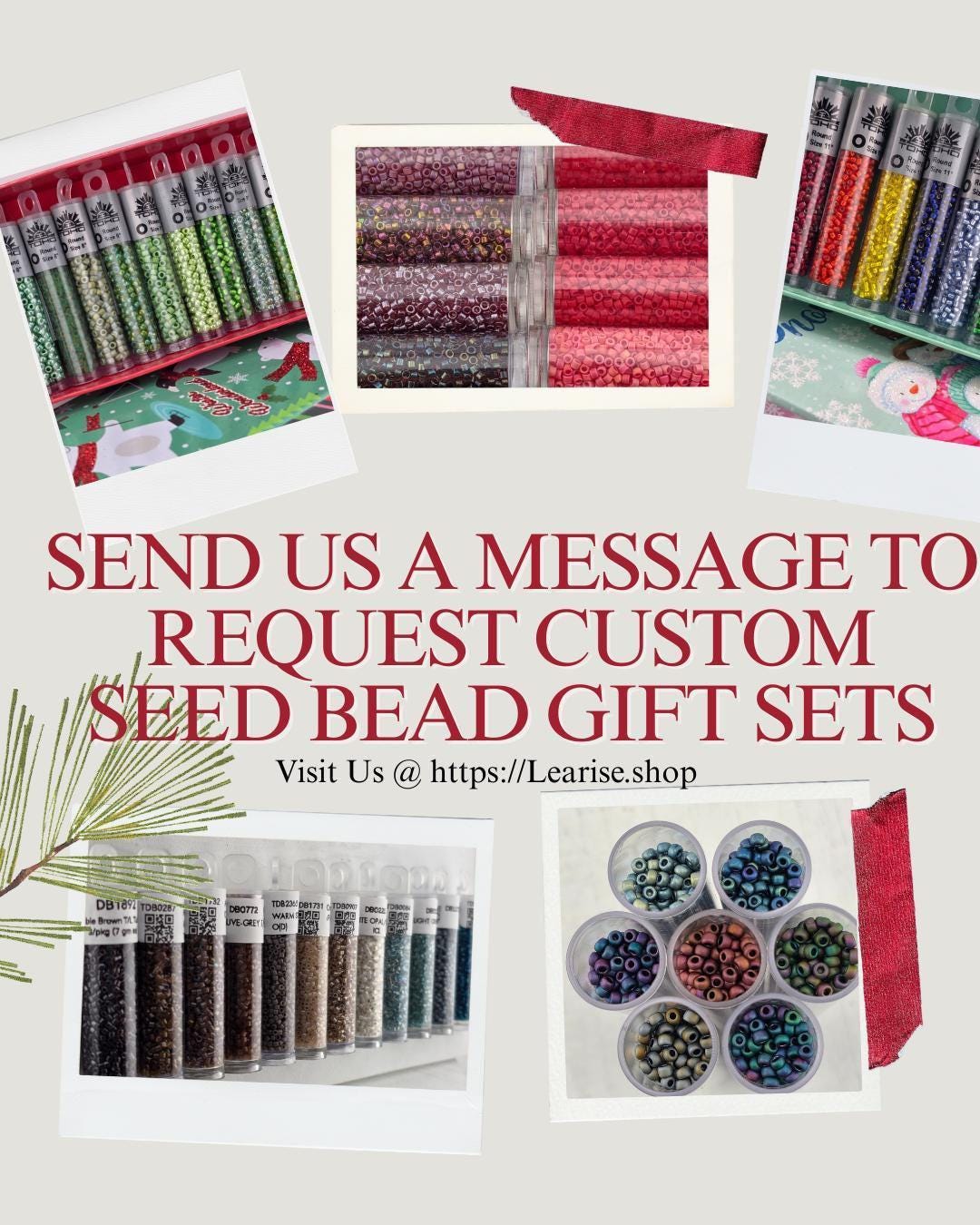 DB0121 Seed Bead Tubes: Rose Gold Miyuki Delica (Size 11, 7 grams, ~1400 beads)